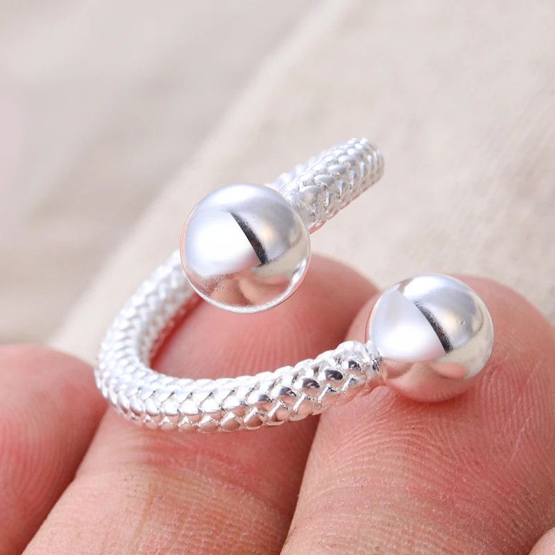 Designer × Jewelry Twist Ball Ring Size ONE SIZE - 1 Thumbnail