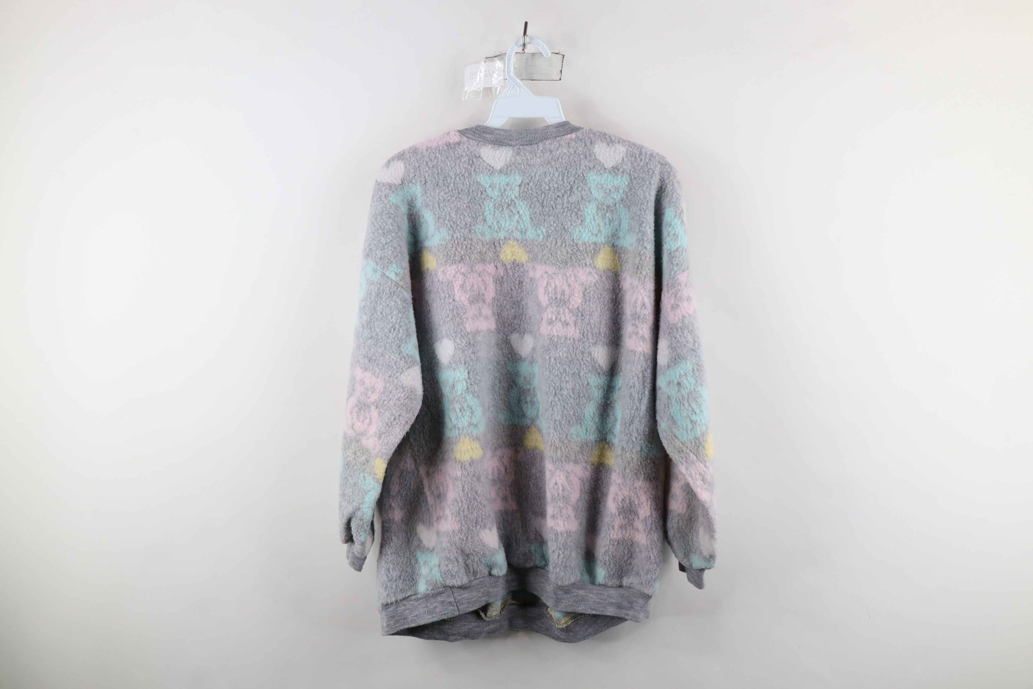 Vintage Vintage 90s Streetwear Heart Bear Fairy Kei Sweatshirt USA Size M / US 6-8 / IT 42-44 - 9 Thumbnail