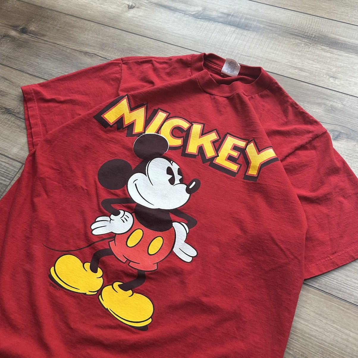 Disney Vintage 90s Mickey Mouse Made in USA Graphic Tee Size US L / EU 52-54 / 3 - 4 Thumbnail