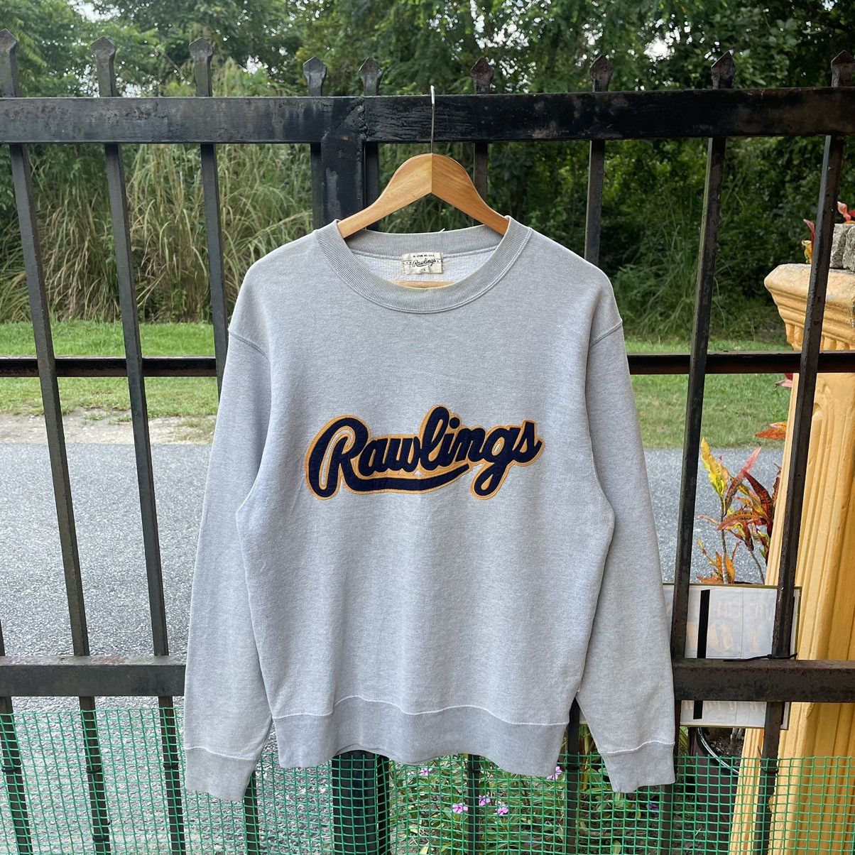 Japanese Brand × Vintage 🔥🔥🇯🇵Vintage Rawlings Big Logo Sweatshirts Size US S / EU 44-46 / 1 - 1 Thumbnail