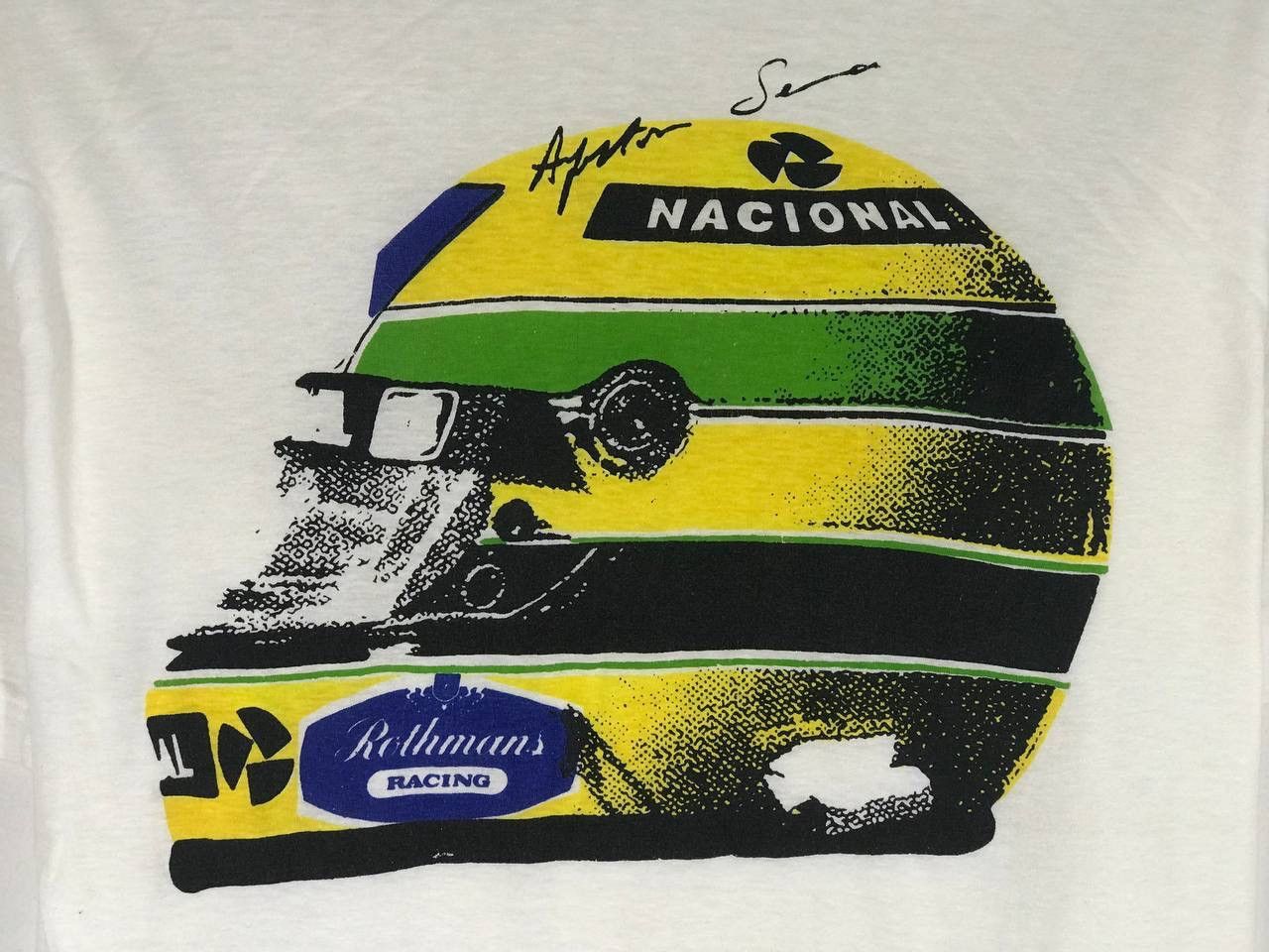 Formula 1 vintage Ayrton Senna formula one williams Size US L / EU 52-54 / 3 - 3 Thumbnail