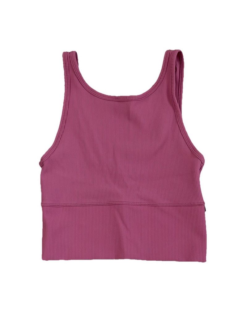Lululemon LULULEMON POWER PIVOT TANK TOP RIB PINK SIZE 2 PTP 11.5” Size XS / US 0-2 / IT 36-38 - 1 Thumbnail