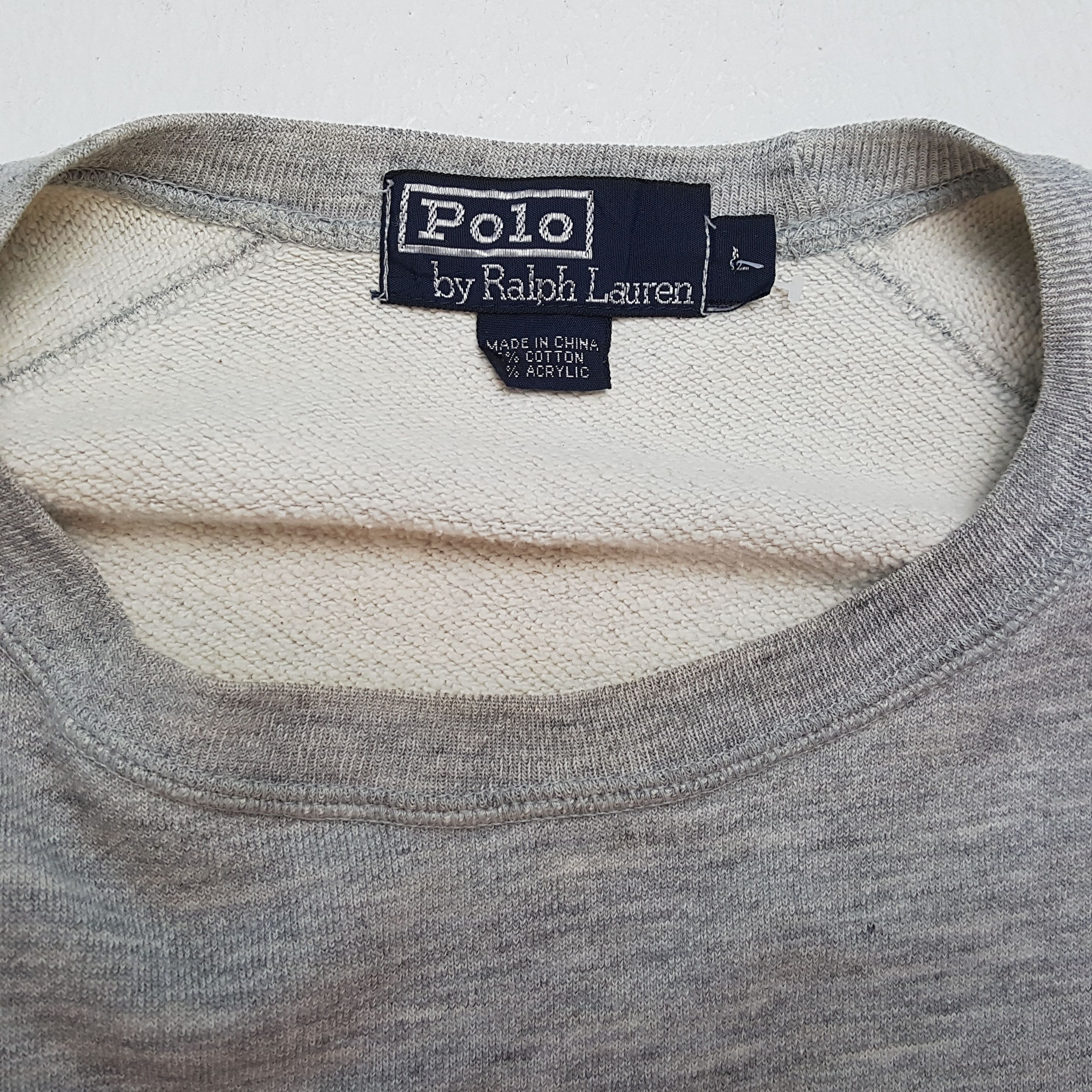 Polo Ralph Lauren × Vintage Vintage POLO BEAR by RALPH LAUREN Fashion Brand Sweatshirts Size US L / EU 52-54 / 3 - 8 Thumbnail