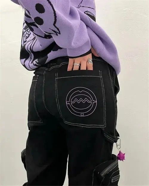 Japanese Brand × Vintage Retro Street Multiple Pockets Baggy Jeans Size 34" / US 12 / IT 48 - 3 Thumbnail