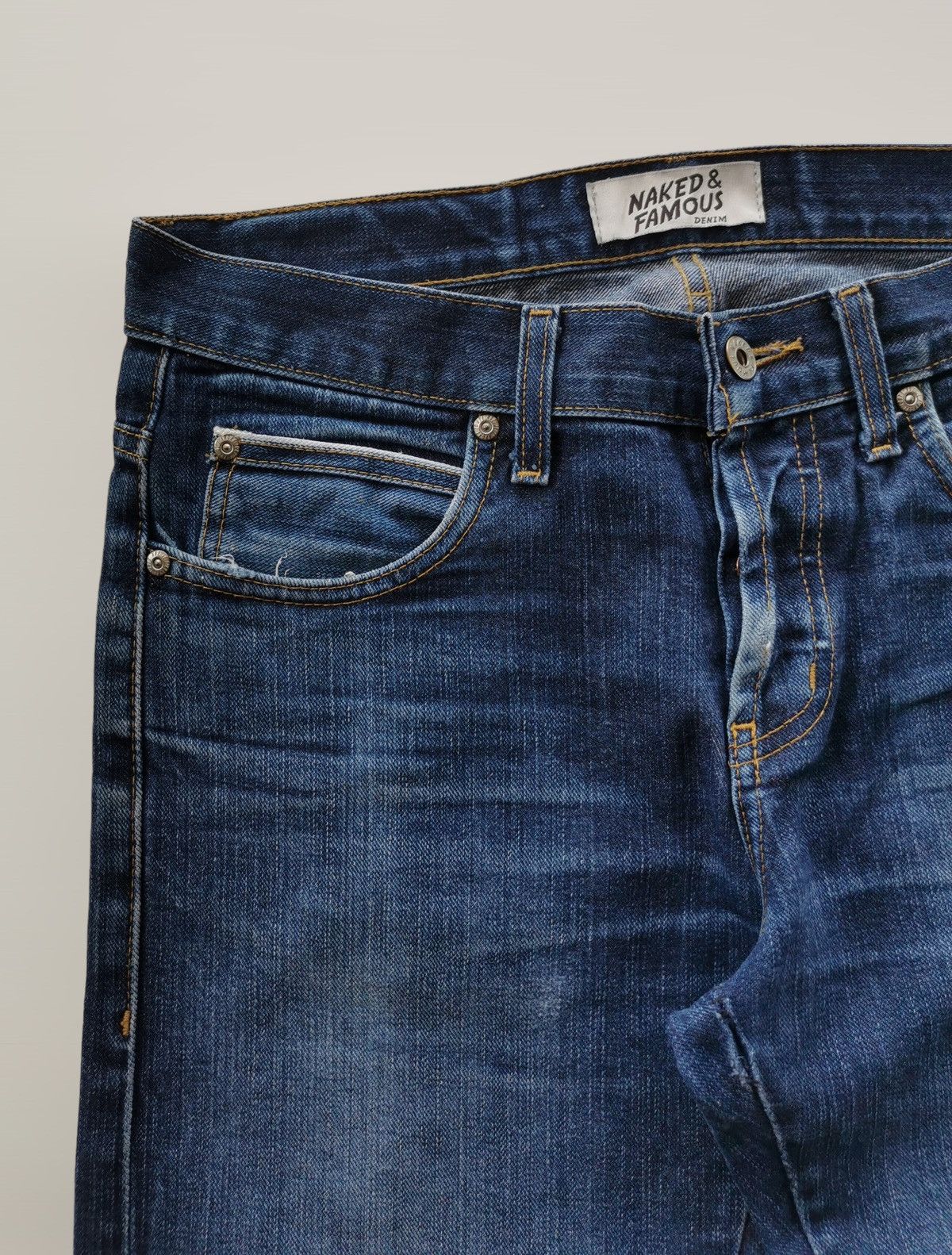 Naked & Famous Naked & Famous Left Hand Twill Selvedge SuperskinnyGuy 32x43 Size US 32 / EU 48 - 9 Thumbnail