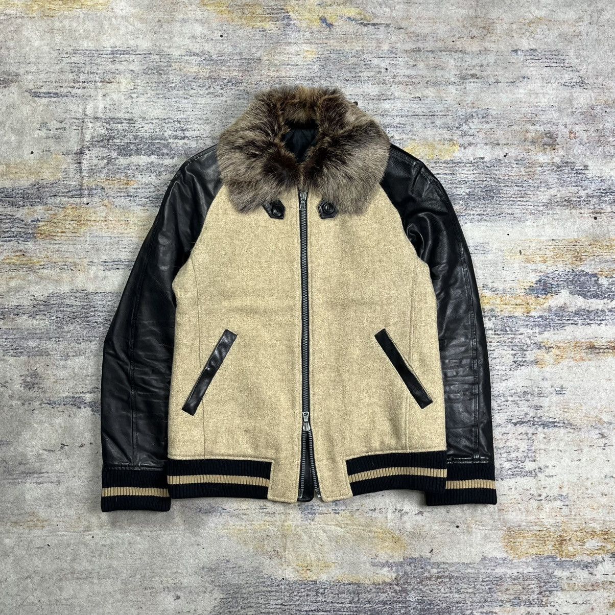 Isamu Katayama Backlash Isamu Katayama Backlash fur collar wool leather jacket Size US L / EU 52-54 / 3 - 1 Thumbnail