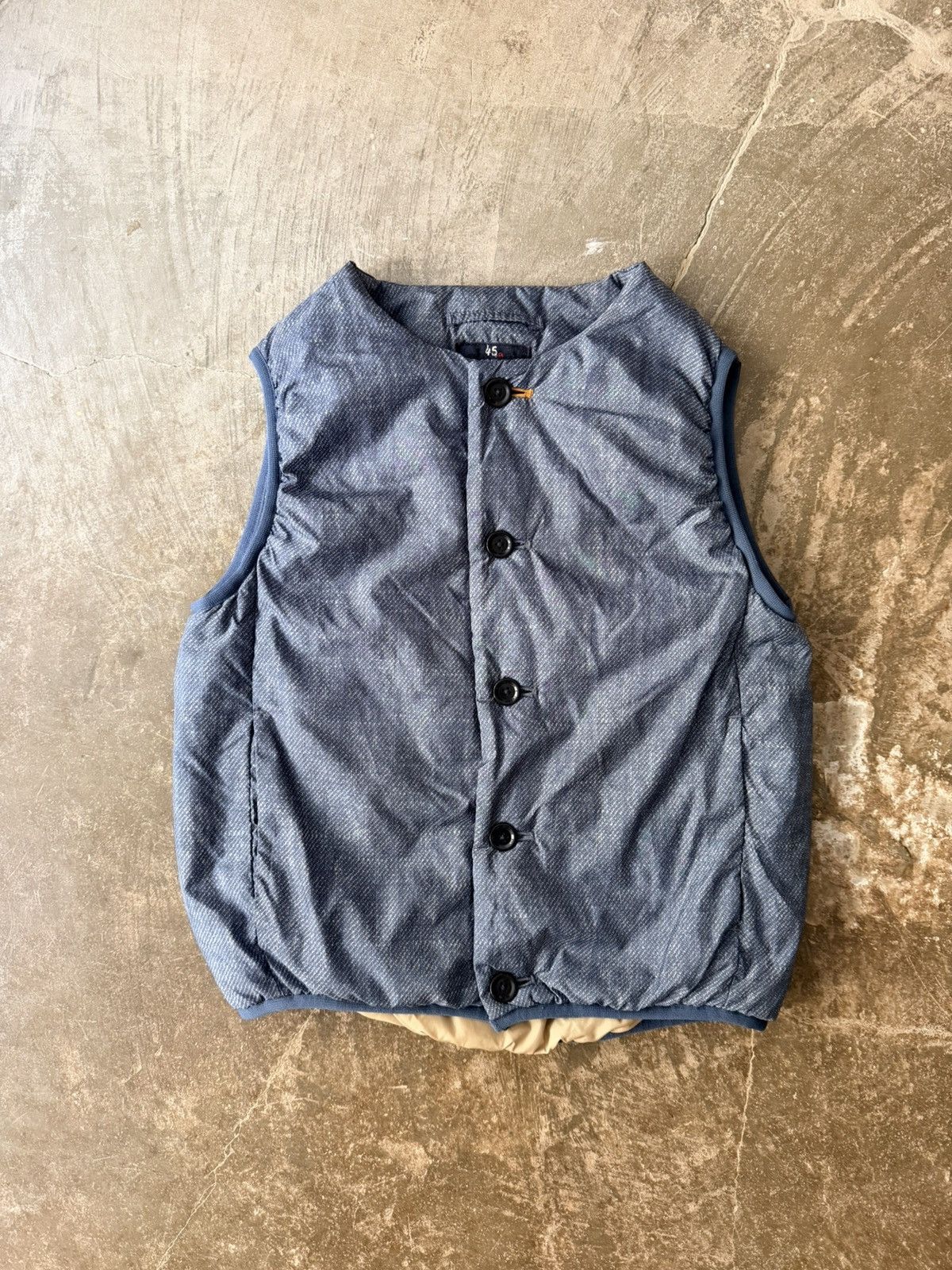 45rpm 45r Vest Kapital Comme des Garçons Blue Blue Japan Beams Size M / US 6-8 / IT 42-44 - 1 Thumbnail