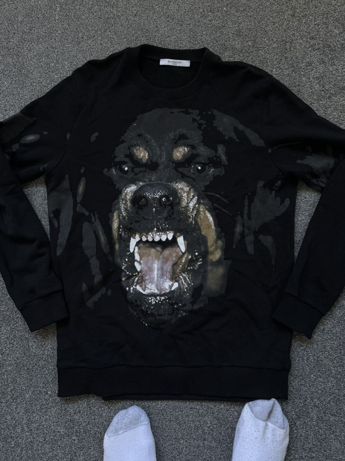 image of Givenchy Sweater Rottweiler in Black, Men's (Size Small)