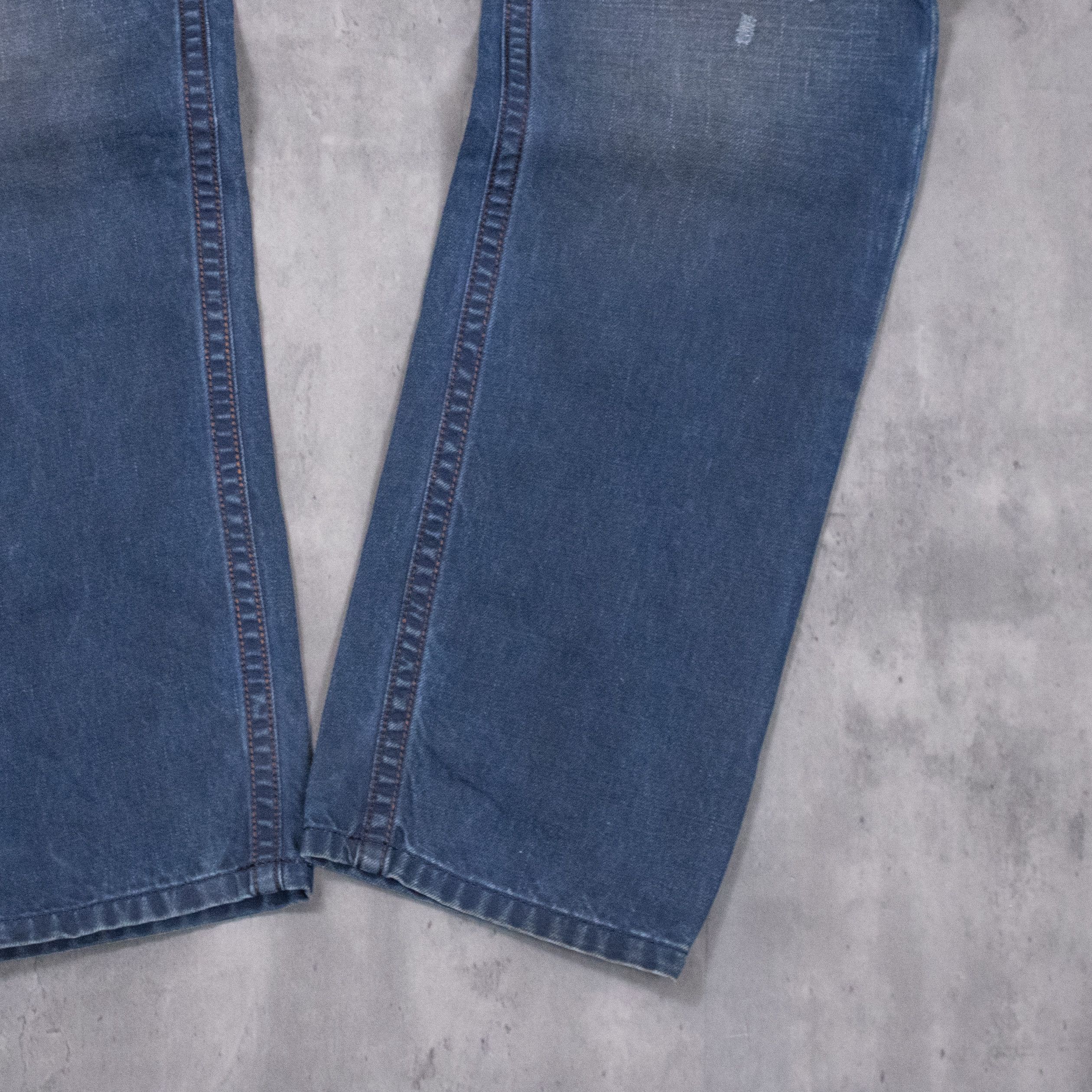 Diesel Vintage Y2K Diesel Brandoom Bootcut Blue Denim Jeans Size US 34 / EU 50 - 5 Thumbnail