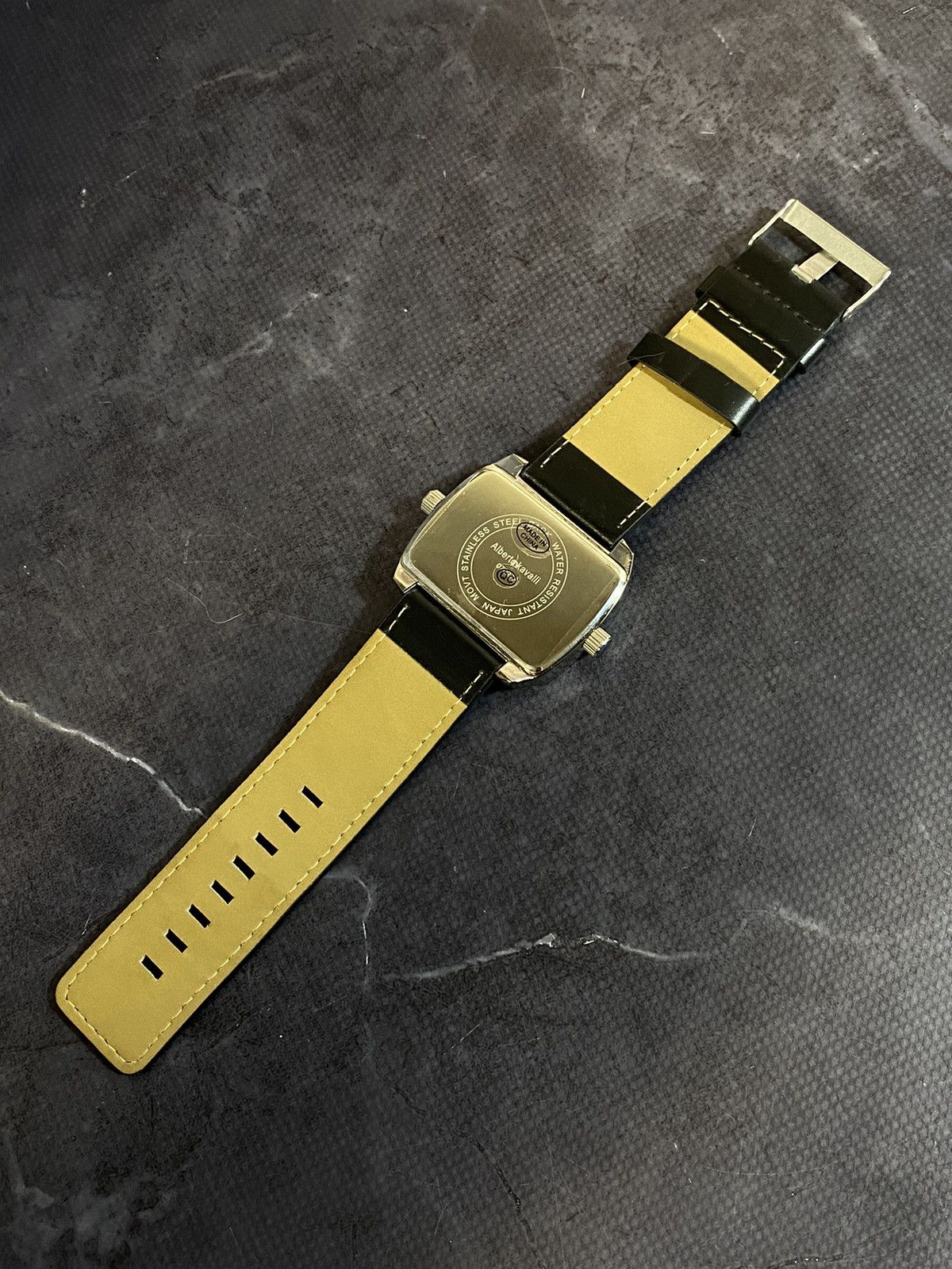 Vintage Alberto Kavalli Black Quartz Dual Watch Size ONE SIZE - 8 Thumbnail
