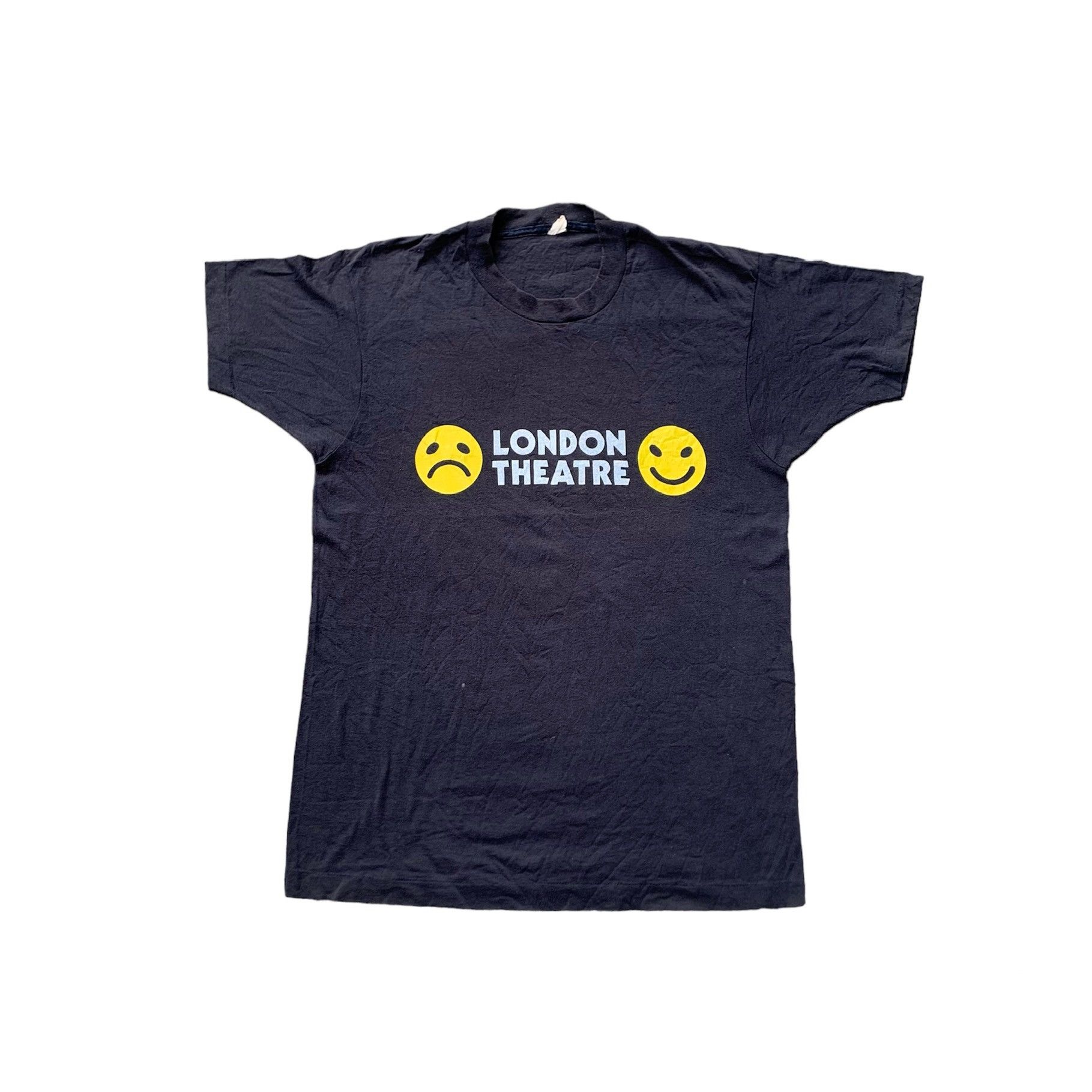 image of Art x Vintage London Theatre Single Stitch Tshirt in Black, Men's (Size Large)