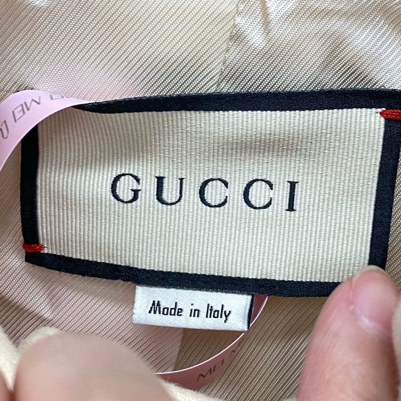 Gucci Gucci Beige wool tweed coat 2505-Nextarrow Size XS / US 0-2 / IT 36-38 - 3 Thumbnail