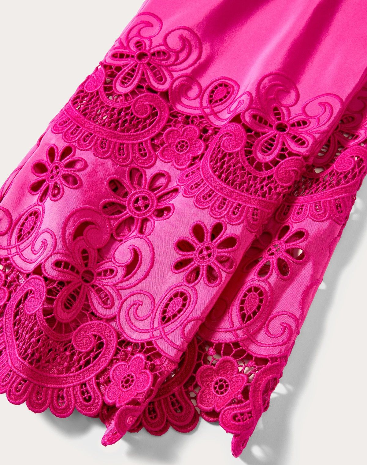 Valentino o1s1wg110525 Faille Brodeire Trousers in Pink Size 30" / US 8 / IT 44 - 3 Thumbnail