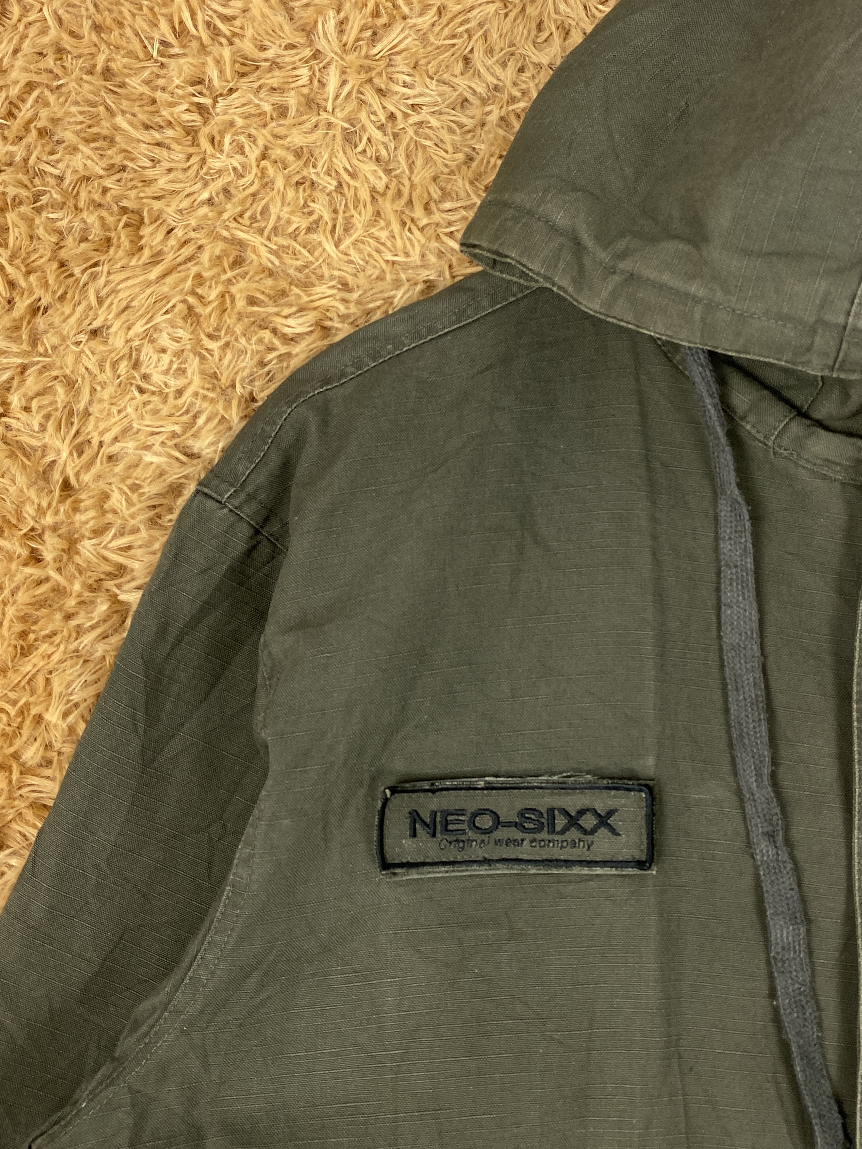 Japanese Brand Vintage Neo-Sixx Hoodie Quilted Lining Jacket J2096 Size US M / EU 48-50 / 2 - 3 Thumbnail