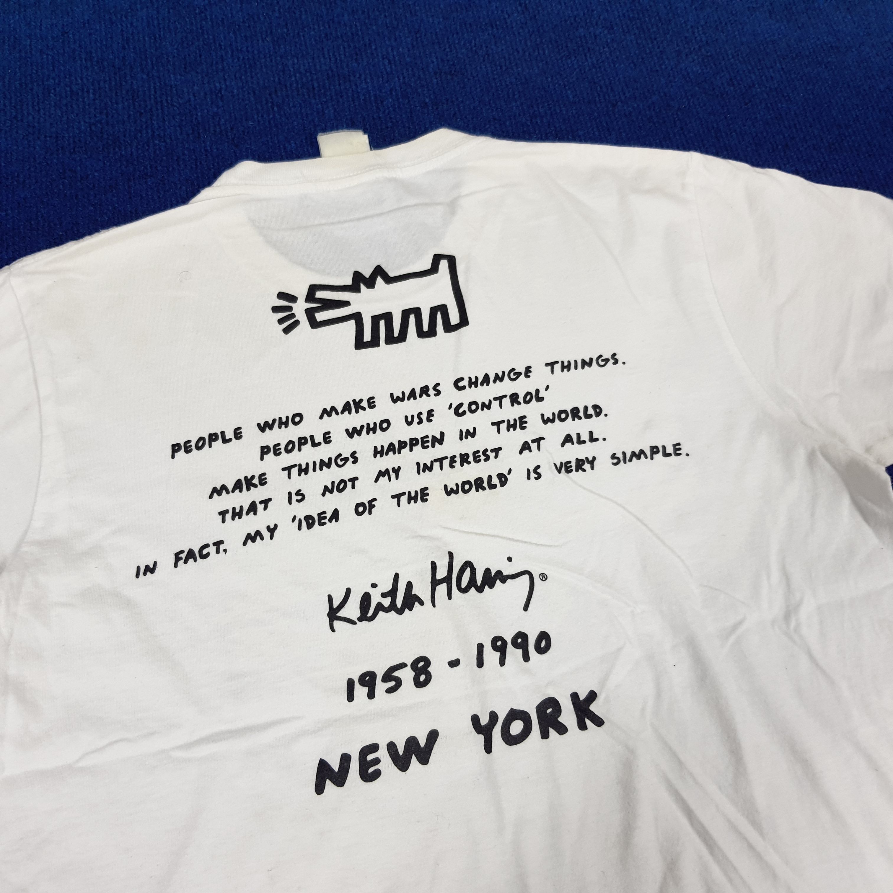 Keith Haring × Vintage Vintage Keith Haring Streetwear T-shirt Size US M / EU 48-50 / 2 - 4 Thumbnail