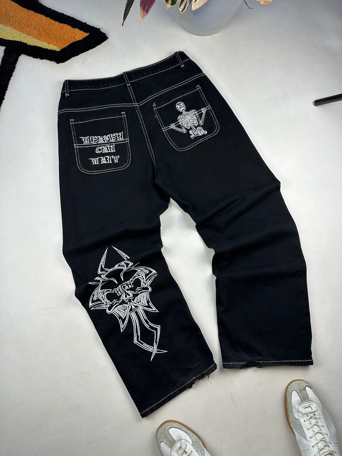 Other Skull Tribal Jeans baggy jnco style vintage skate fit Size US 32 / EU 48 - 10 Thumbnail