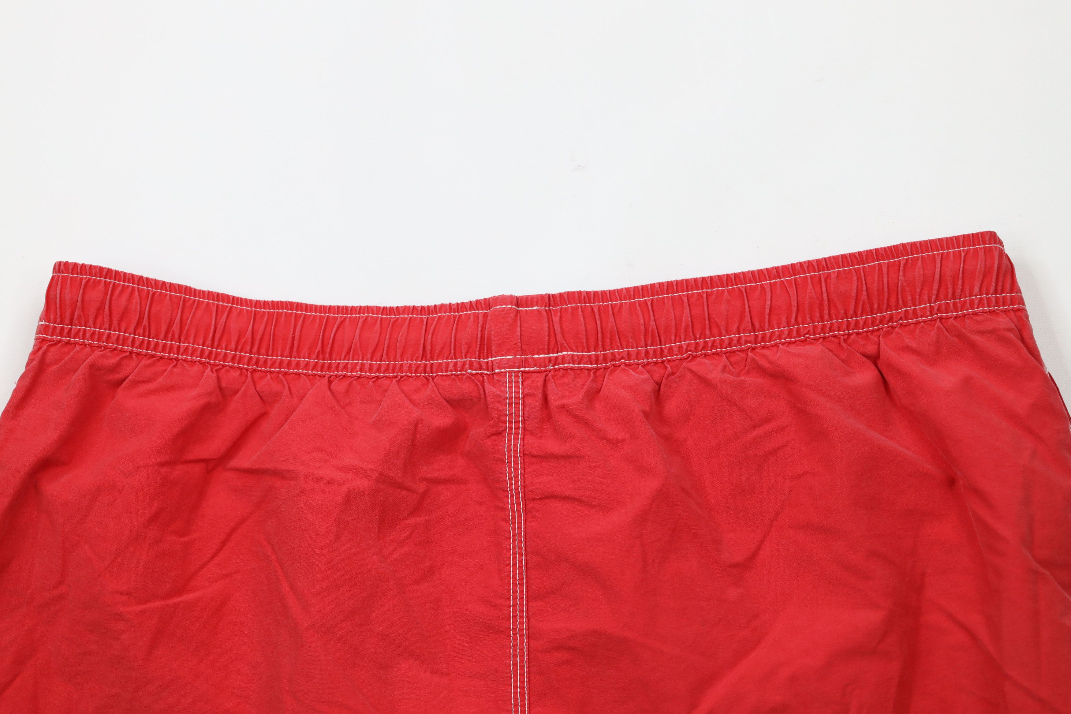Tommy Hilfiger × Vintage Vintage 90s Tommy Hilfiger Big Logo Lined Shorts Swim Trunks Size US 36 / EU 52 - 9 Thumbnail