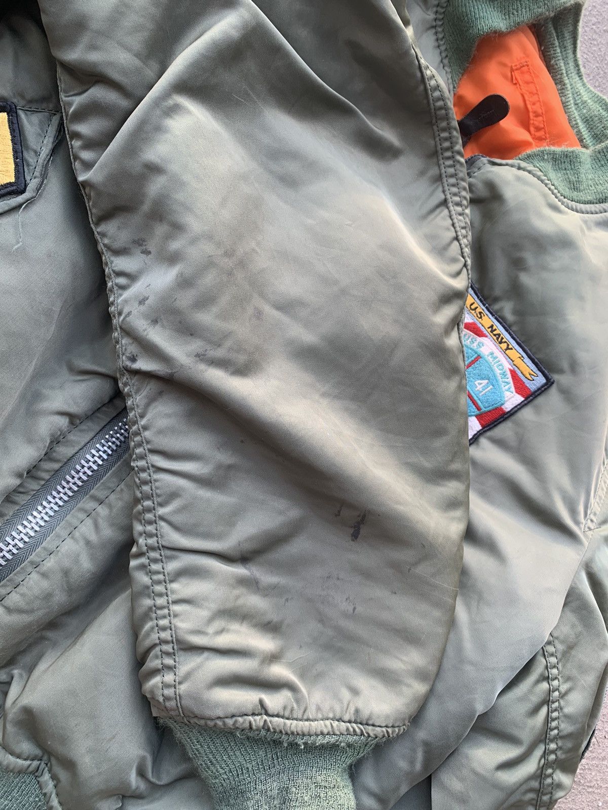 Alpha Industries × Vintage Alpha Industries MA-1 Patches Bomber Jacket Size US M / EU 48-50 / 2 - 13 Thumbnail