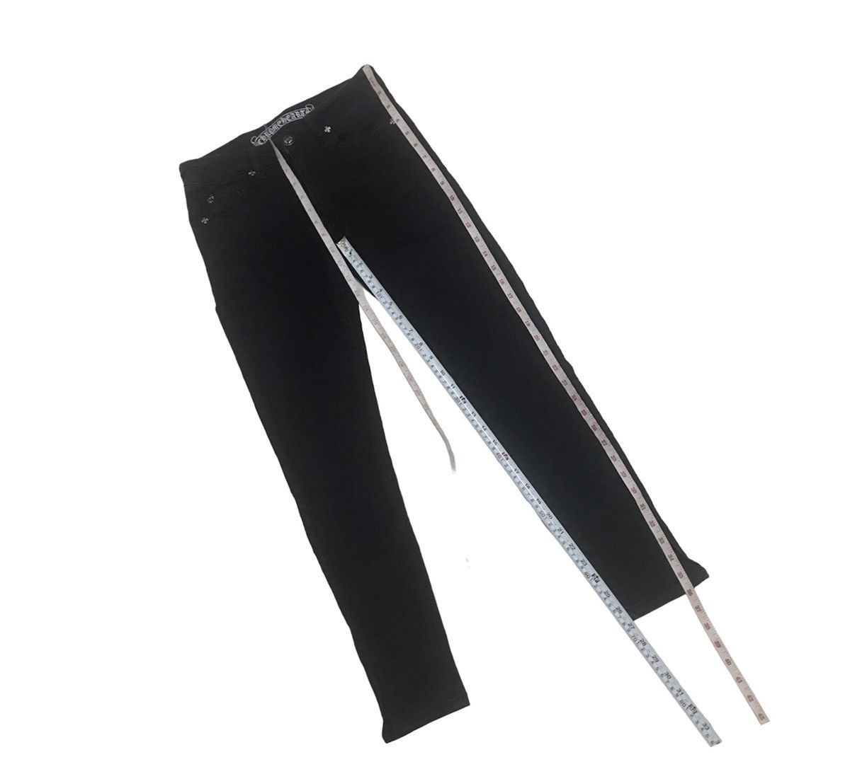 Japanese Brand CH CHROME HEART BLACK PANTS Size US 27 - 13 Thumbnail