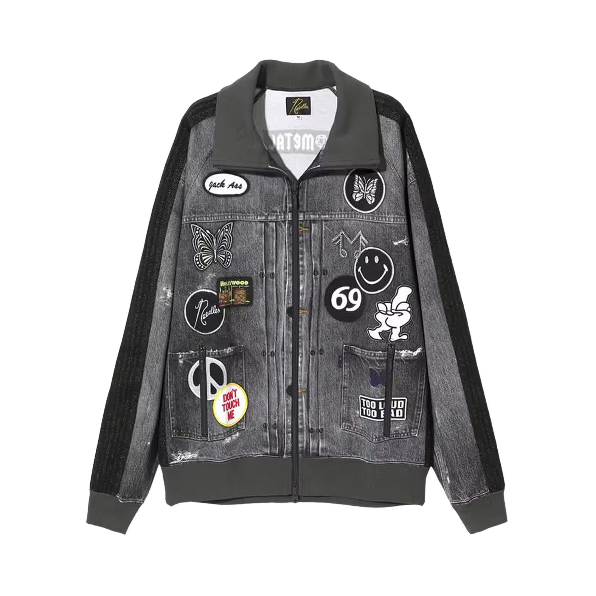 NUBIAN × Needles × Nepenthes Empty Room Nubian Track Jacket