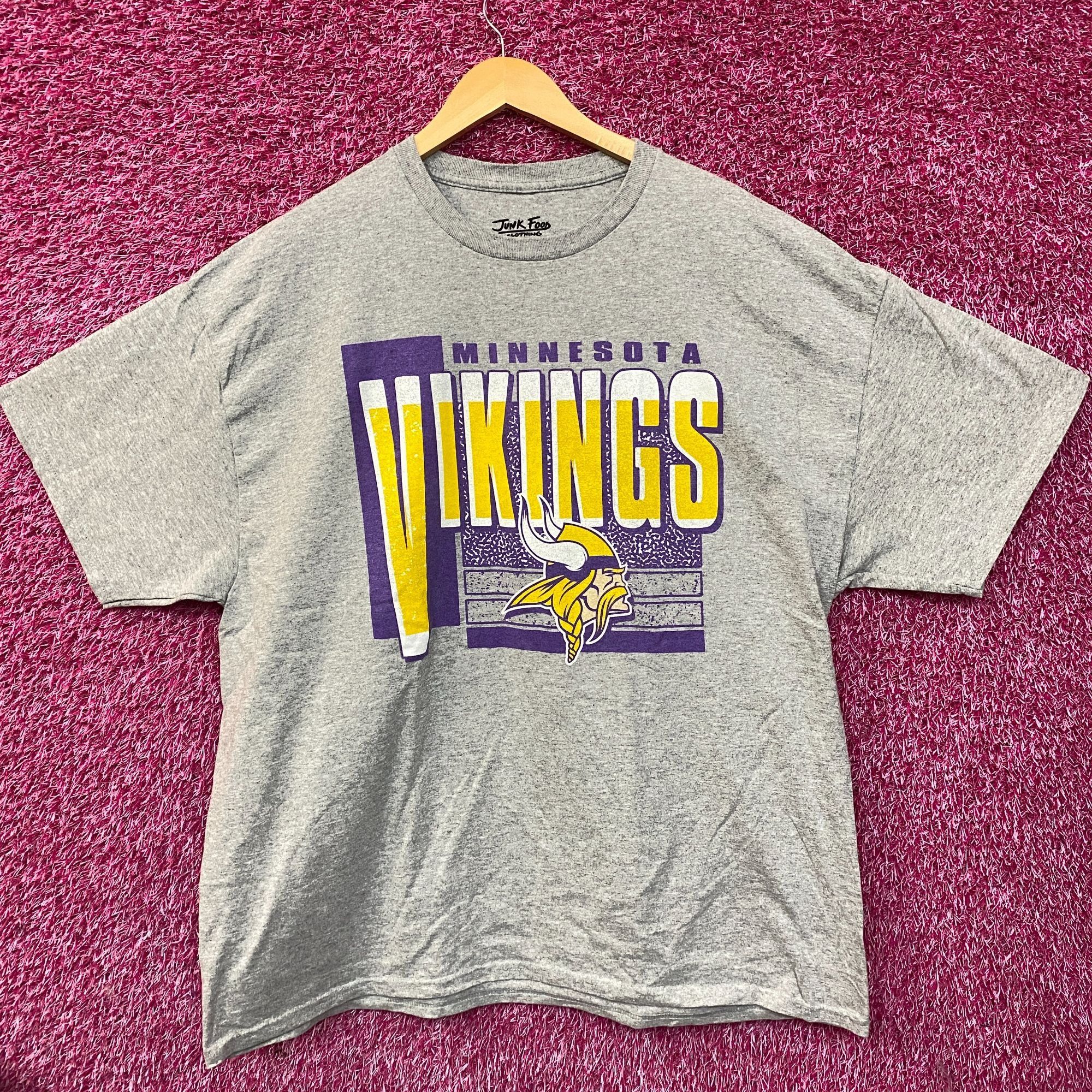 Junk Food Junk Food NFL Minnesota Vikings Logo Complete T-Shirt XL Size US XL / EU 56 / 4 - 1 Thumbnail