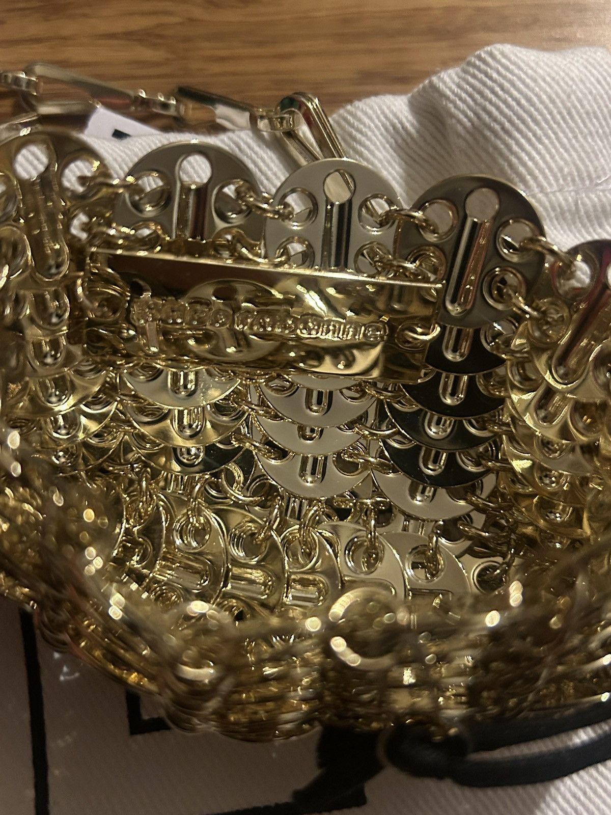 Paco Rabanne RABANNE Gold Micro 1969 Bag Size ONE SIZE - 4 Thumbnail