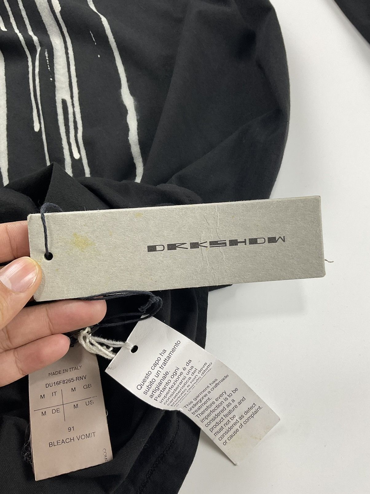 Rick Owens Rick Owens Bleach Vomit Long Sleeve Size US M / EU 48-50 / 2 - 12 Thumbnail