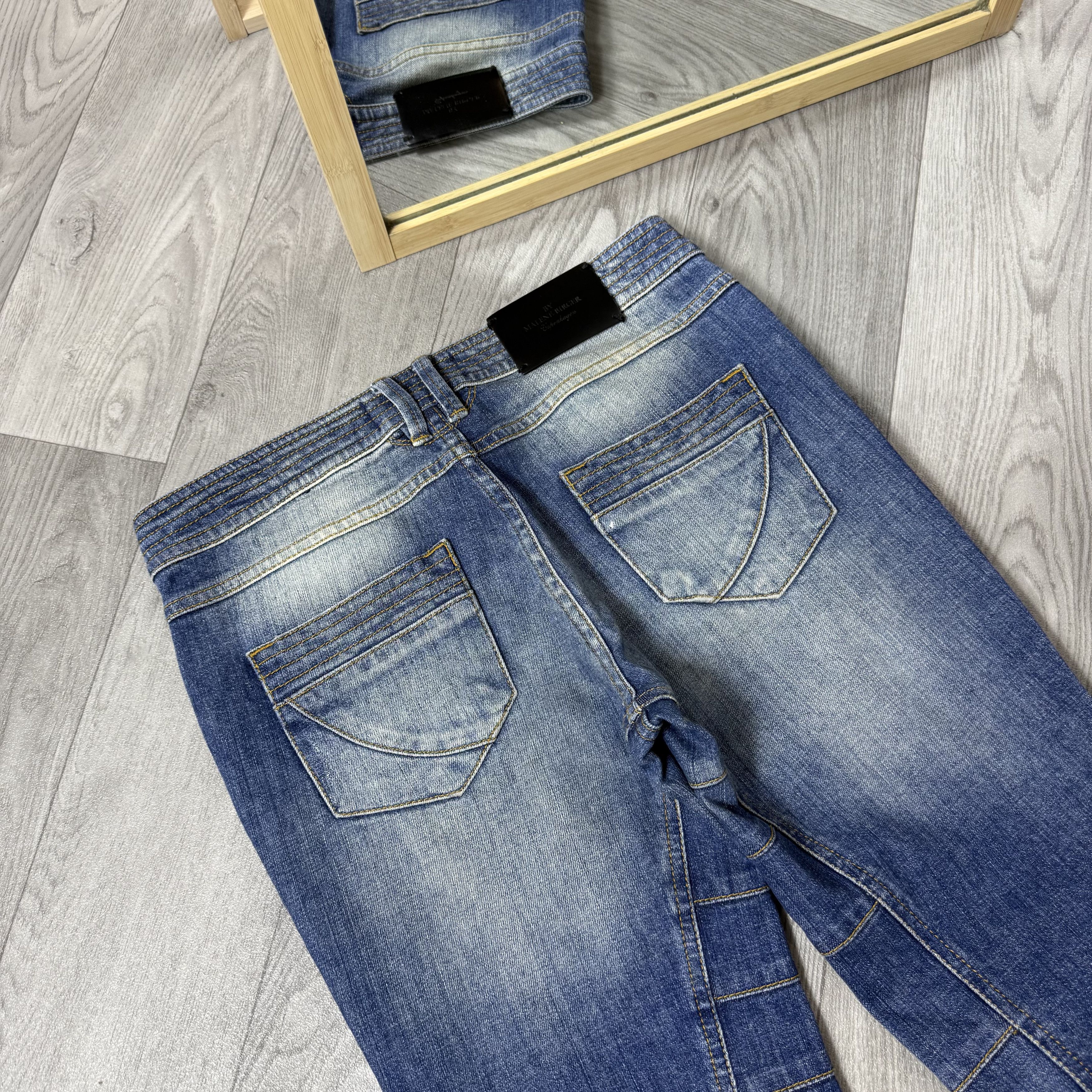 By Malene Birger Vintage By Malene Birger 90s Rare Full Zip Faded Jeans Pants Size 28" / US 6 / IT 42 - 9 Thumbnail