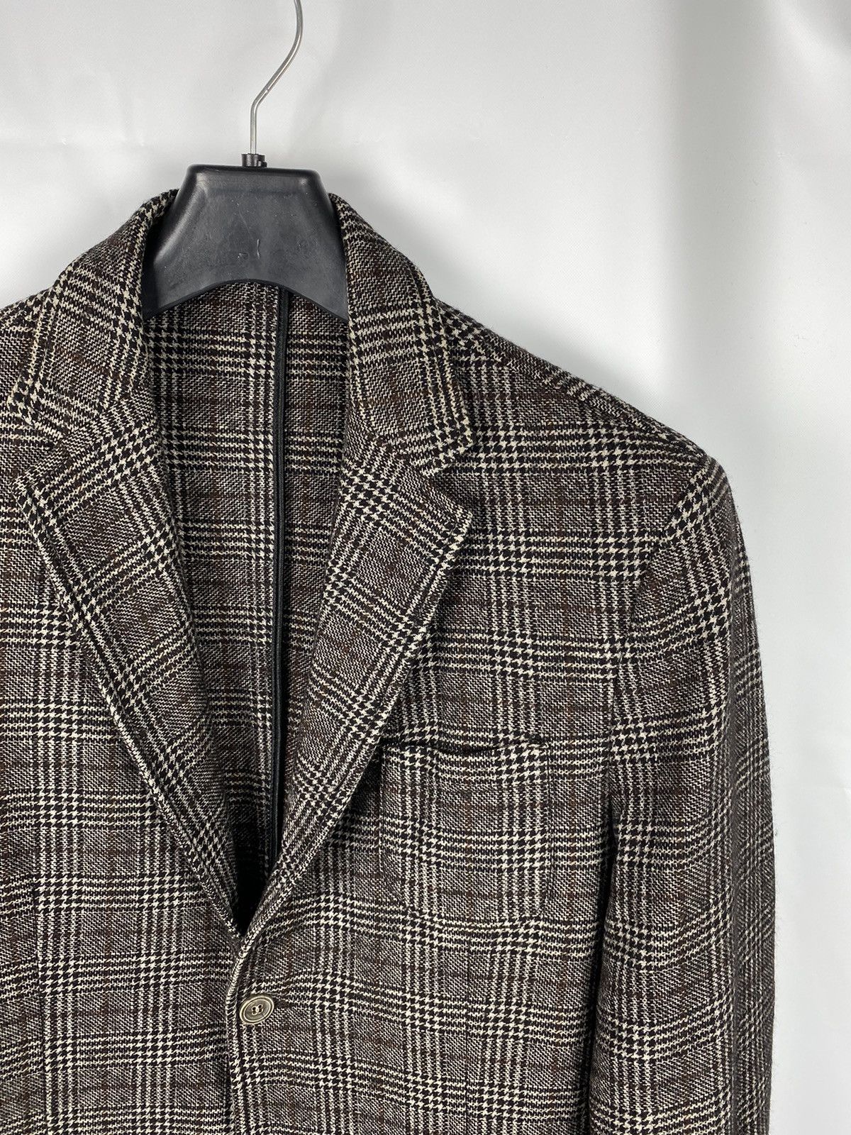 Officina36 Officina36 Wool-Polyamide Check Blazer Jacket size IT52 Size 42R - 3 Thumbnail