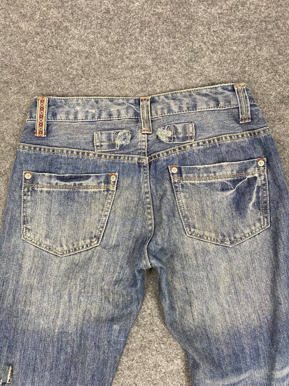 Japanese Brand vintage japanese brands distressed patchwork denim Size 30" / US 8 / IT 44 - 4 Thumbnail