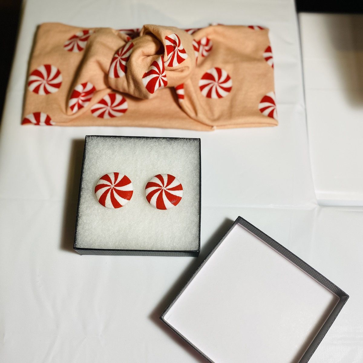 Other Christmas headband with matching earrings Size ONE SIZE - 2 Thumbnail