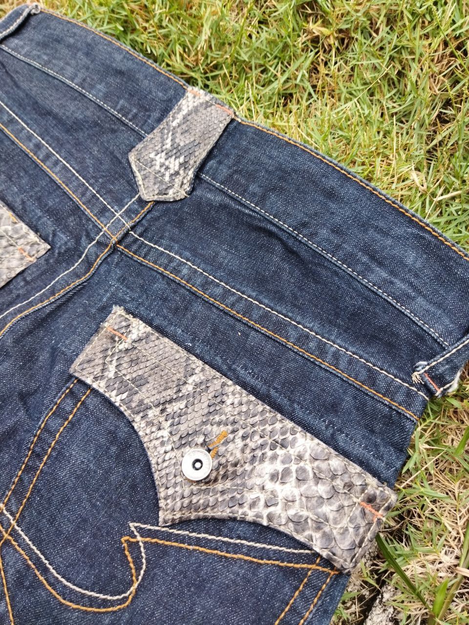 semanticdesign Japanese Semantic Design Snake Design Flared Jeans Size US 35 - 4 Thumbnail