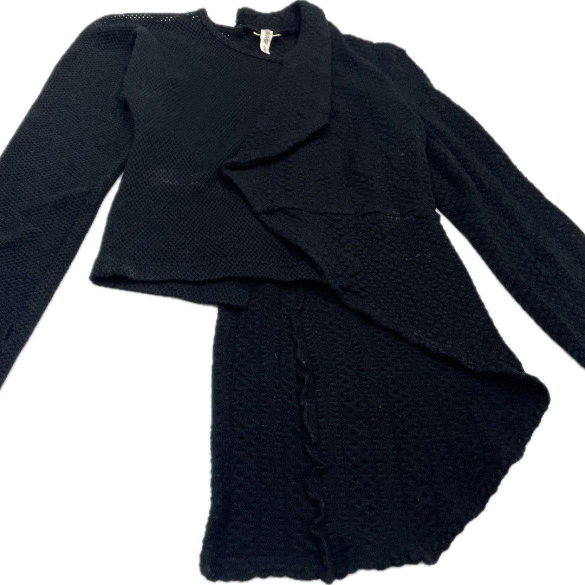 Comme des Garcons × Japanese Brand AW 2007 COMME des GARÇONS Asymmetrical Wool Sweater Size L / US 10 / IT 46 - 3 Thumbnail
