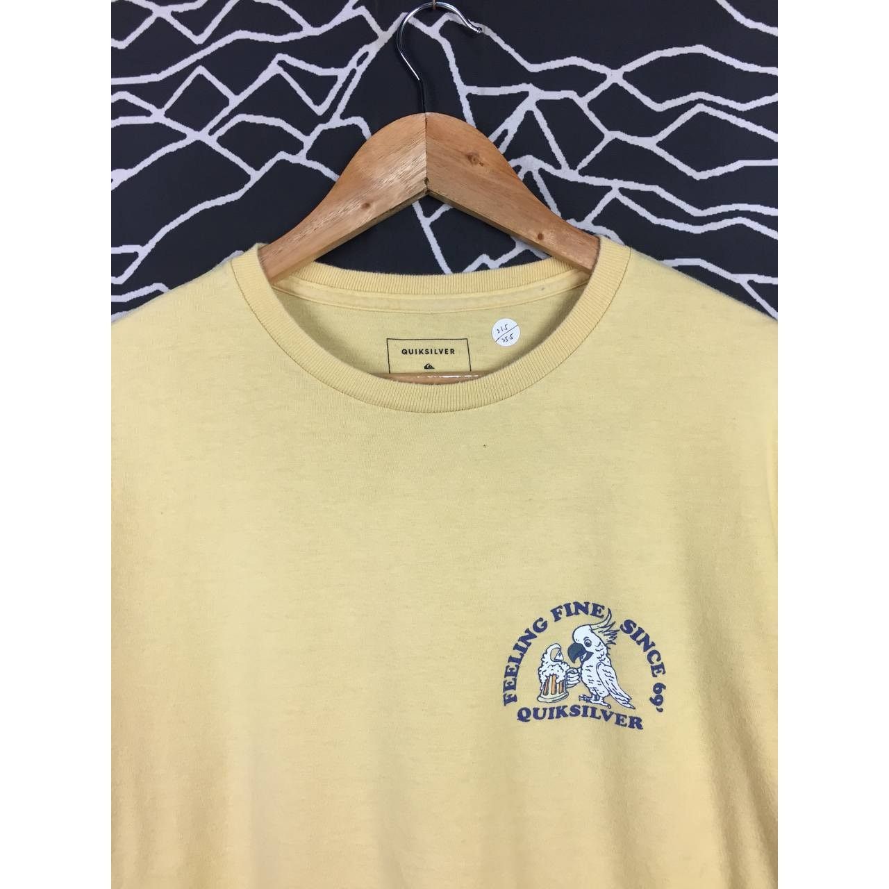 Quiksilver Quiksilver Feeling Fine Since 69' Skate Surfing Tee Size US M / EU 48-50 / 2 - 6 Thumbnail