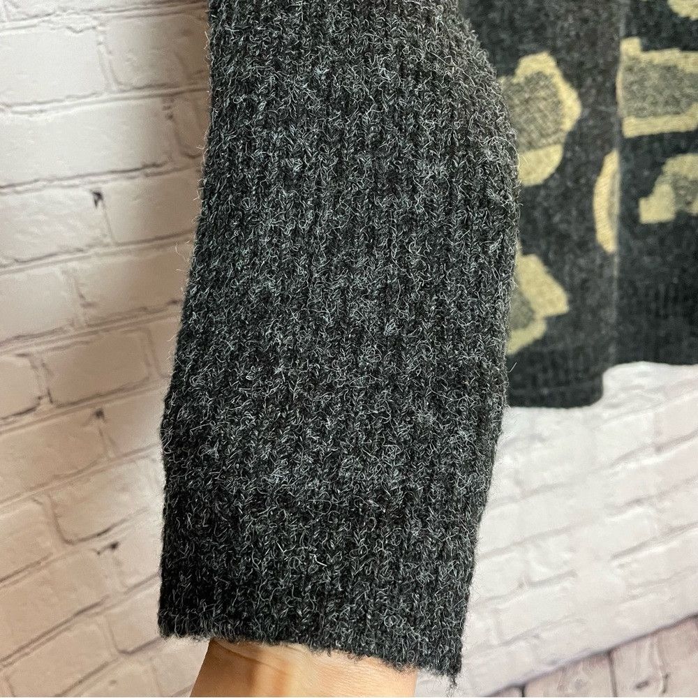 Other NWT New Joseph A Double Knit Poncho Sweater In Black Leopar Size XL / US 12-14 / IT 48-50 - 3 Thumbnail