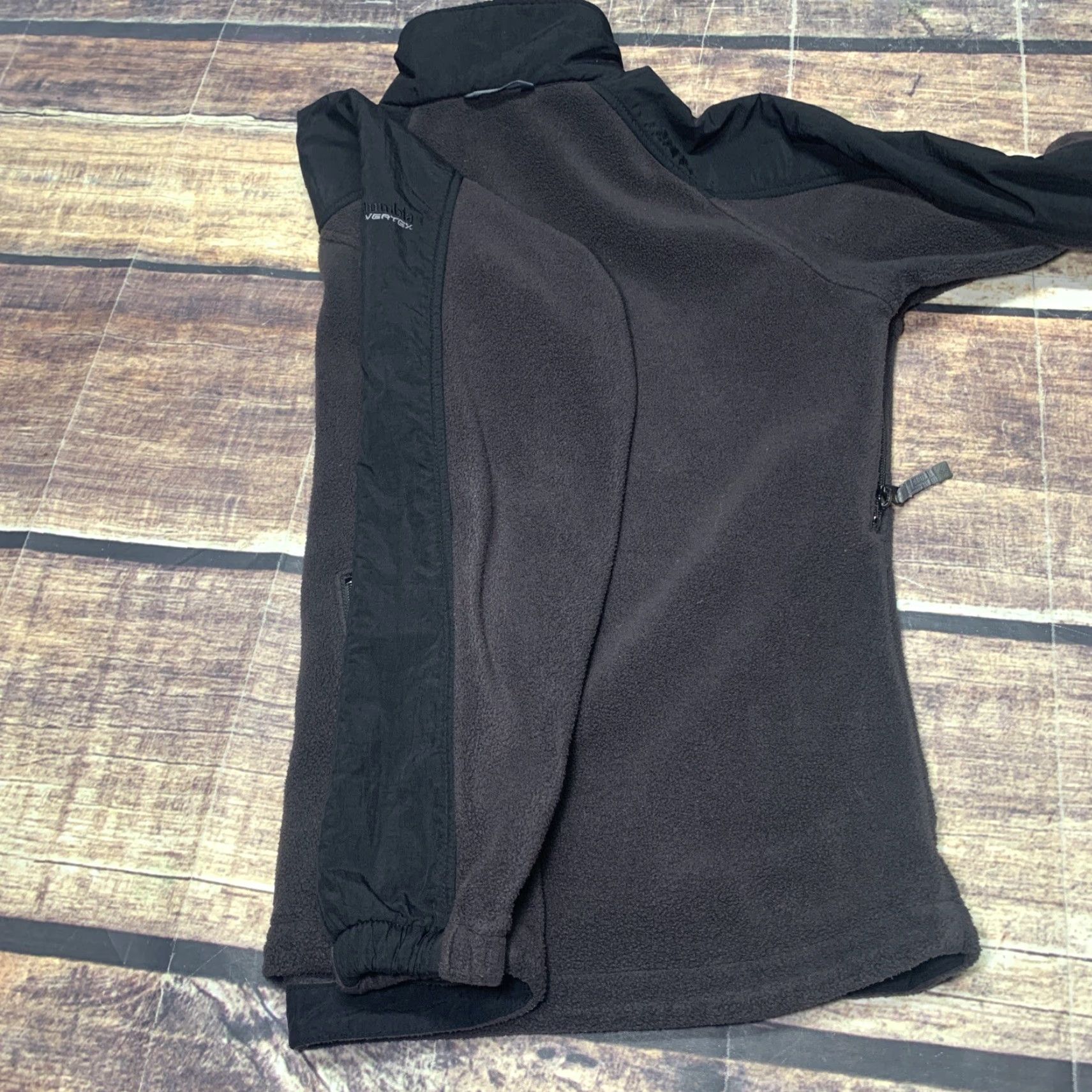 Vintage Columbia Vertex Core Interchange Fleece Women Jacket Black Medium Pit Zippers Jacket Women Black Medium Zip Pockets Full Zip Slim Fit Regular Size M / US 6-8 / IT 42-44 - 7 Thumbnail
