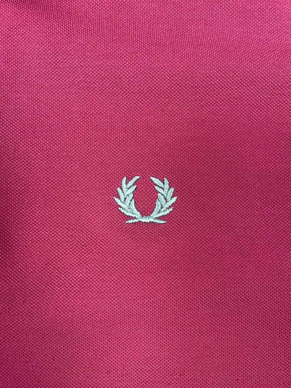 Fred Perry Fred Perry Embroidered Logo Polo Shirt Pink Size M Size US M / EU 48-50 / 2 - 6 Thumbnail