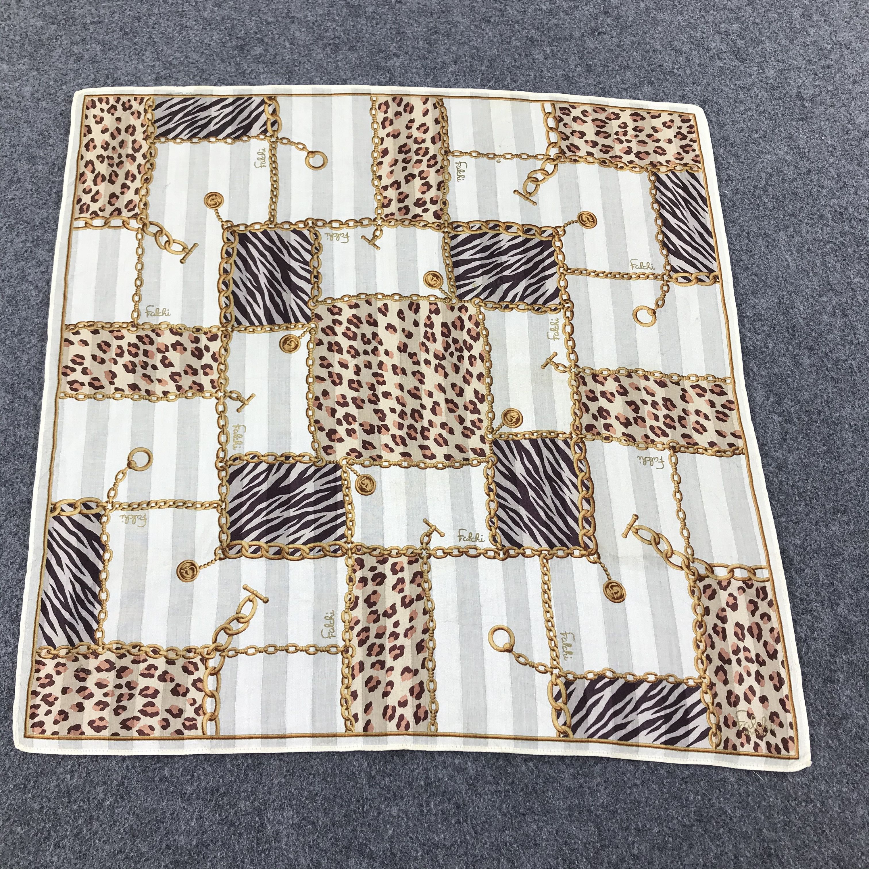 Vintage Carlos Falchi Handkerchief Neckerchief Bandana H268 Size ONE SIZE - 1 Thumbnail