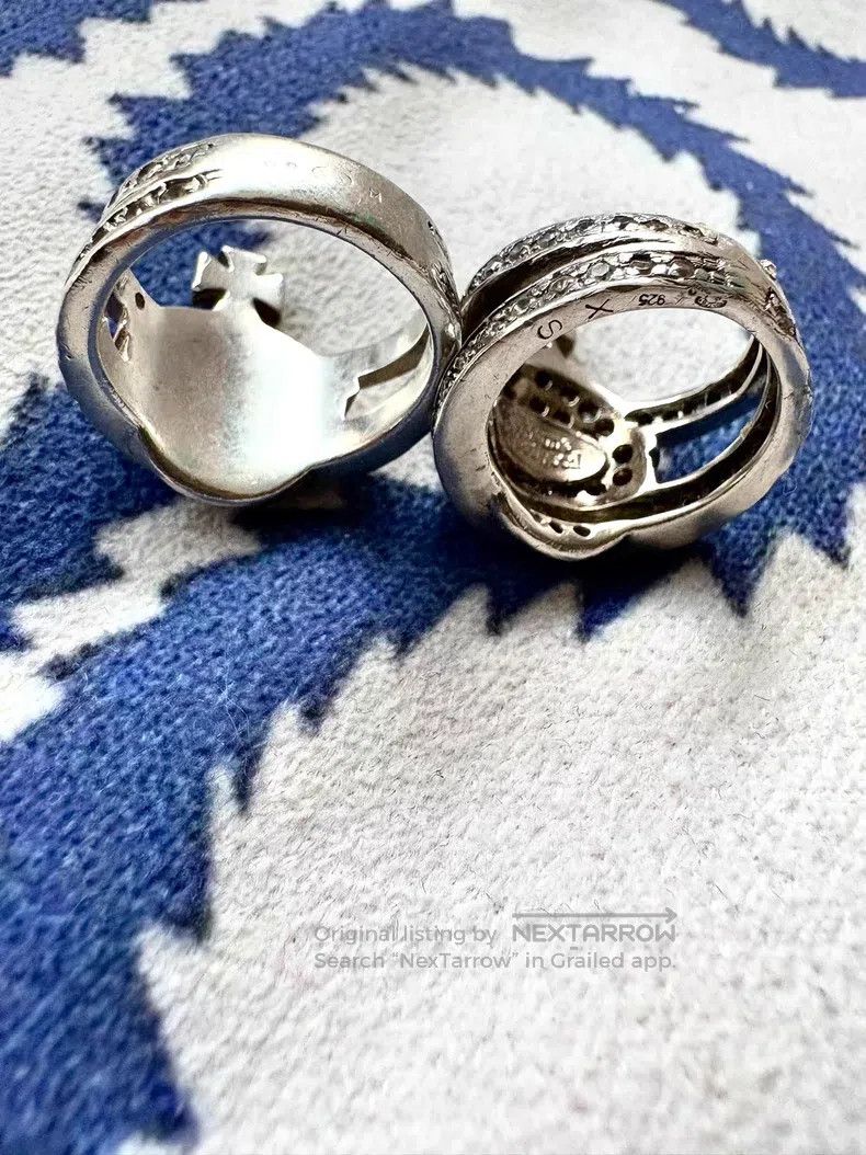 Vivienne Westwood Vivienne Westwood size XS Vintage Silver Saturn Ring with D Size ONE SIZE - 6 Thumbnail