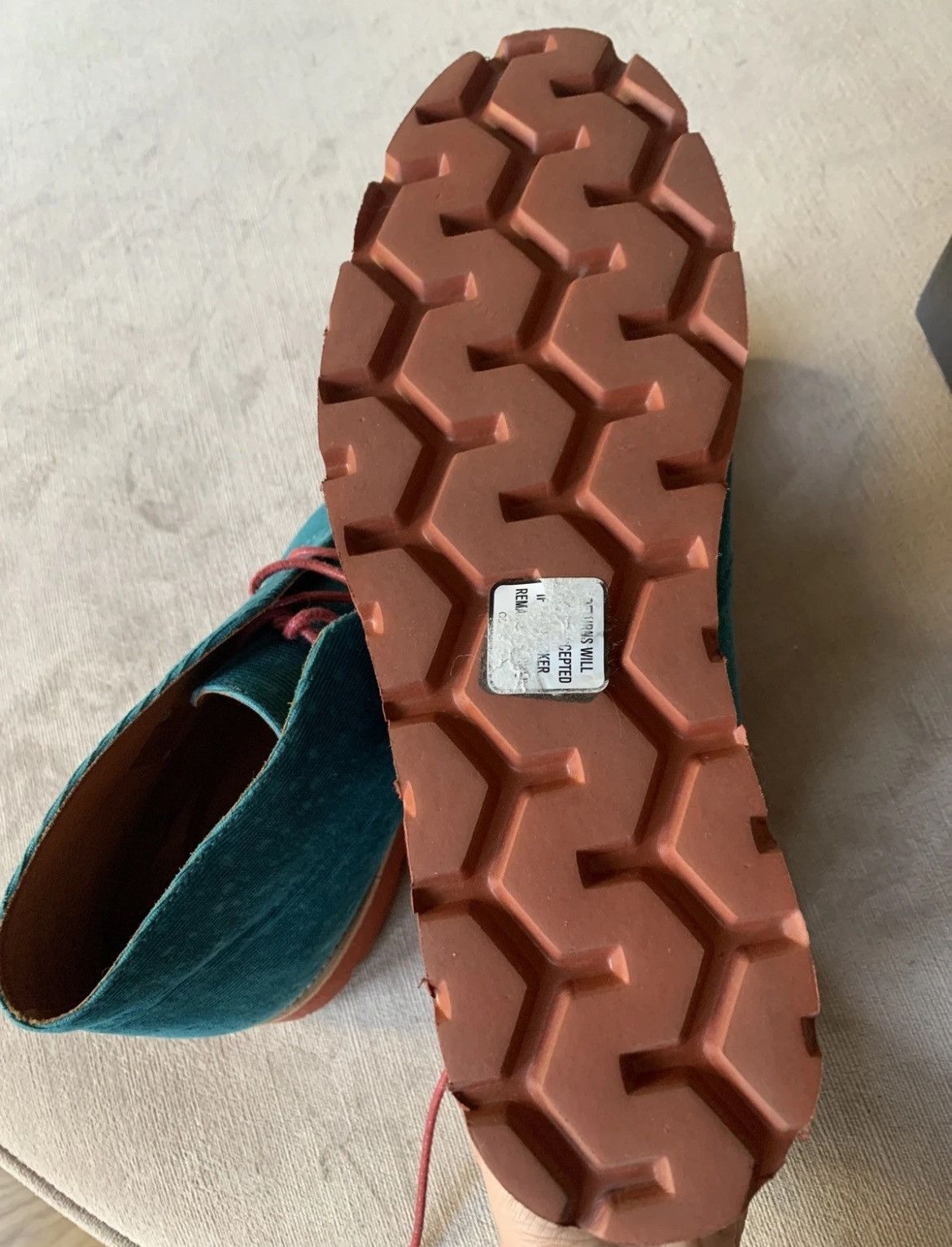 Opening Ceremony VINTAGE Opening Ceremony Kurt Geiger Teal Corduroy Boots 42 Size US 9 / EU 42 - 10 Thumbnail