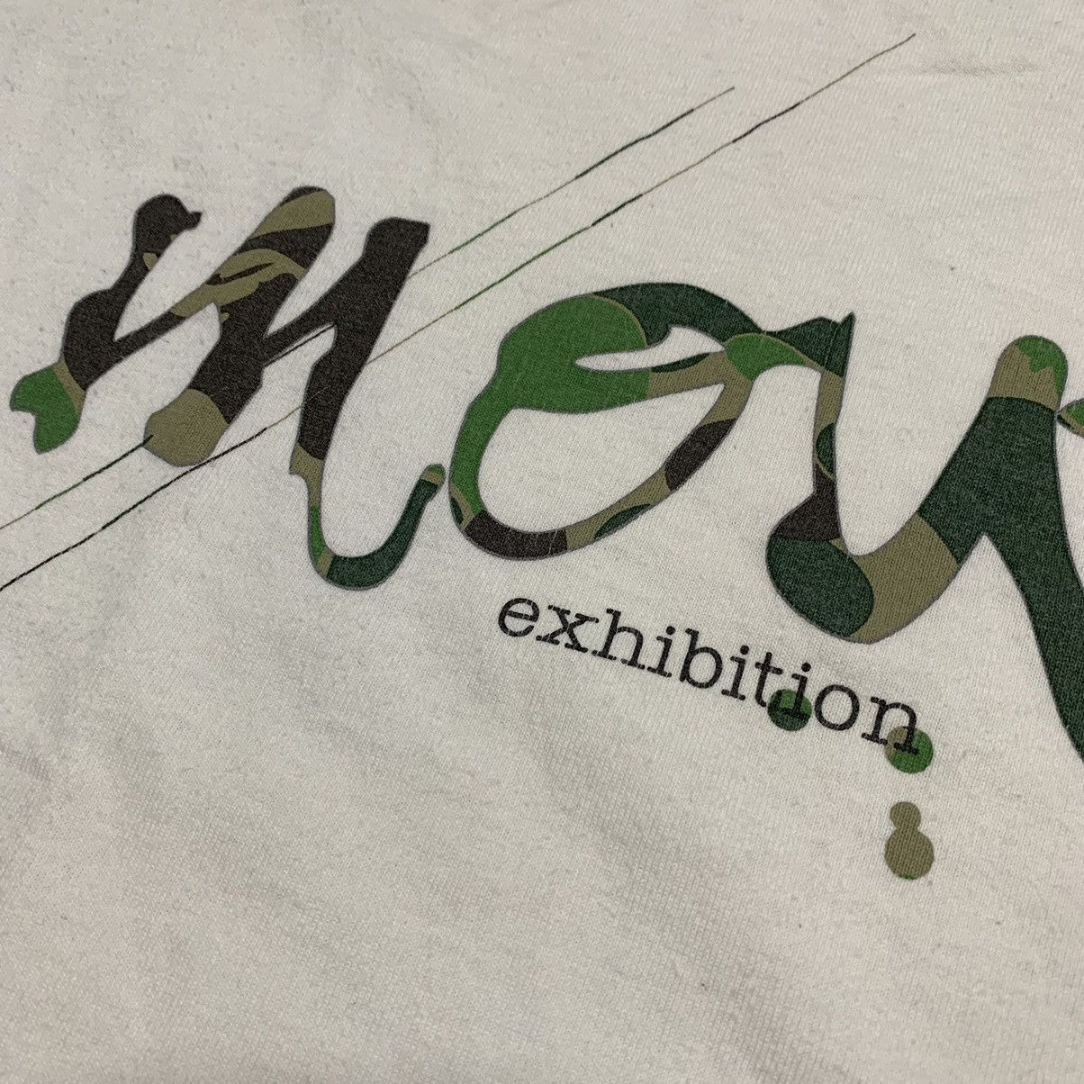 Bape Bape Large Mout Exhibition White Tee A Bathing Ape Vintage Size US L / EU 52-54 / 3 - 4 Thumbnail