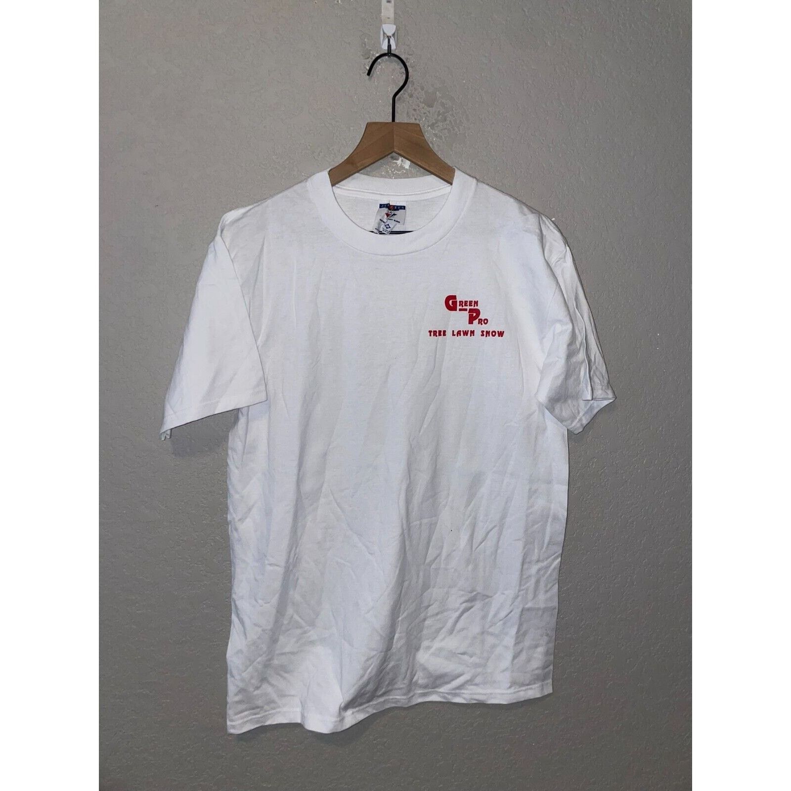 Jerzees Vintage Mowing Shirt Jerzees Green Pro Tree Lawn Snow Tee M Size US M / EU 48-50 / 2 - 1 Thumbnail