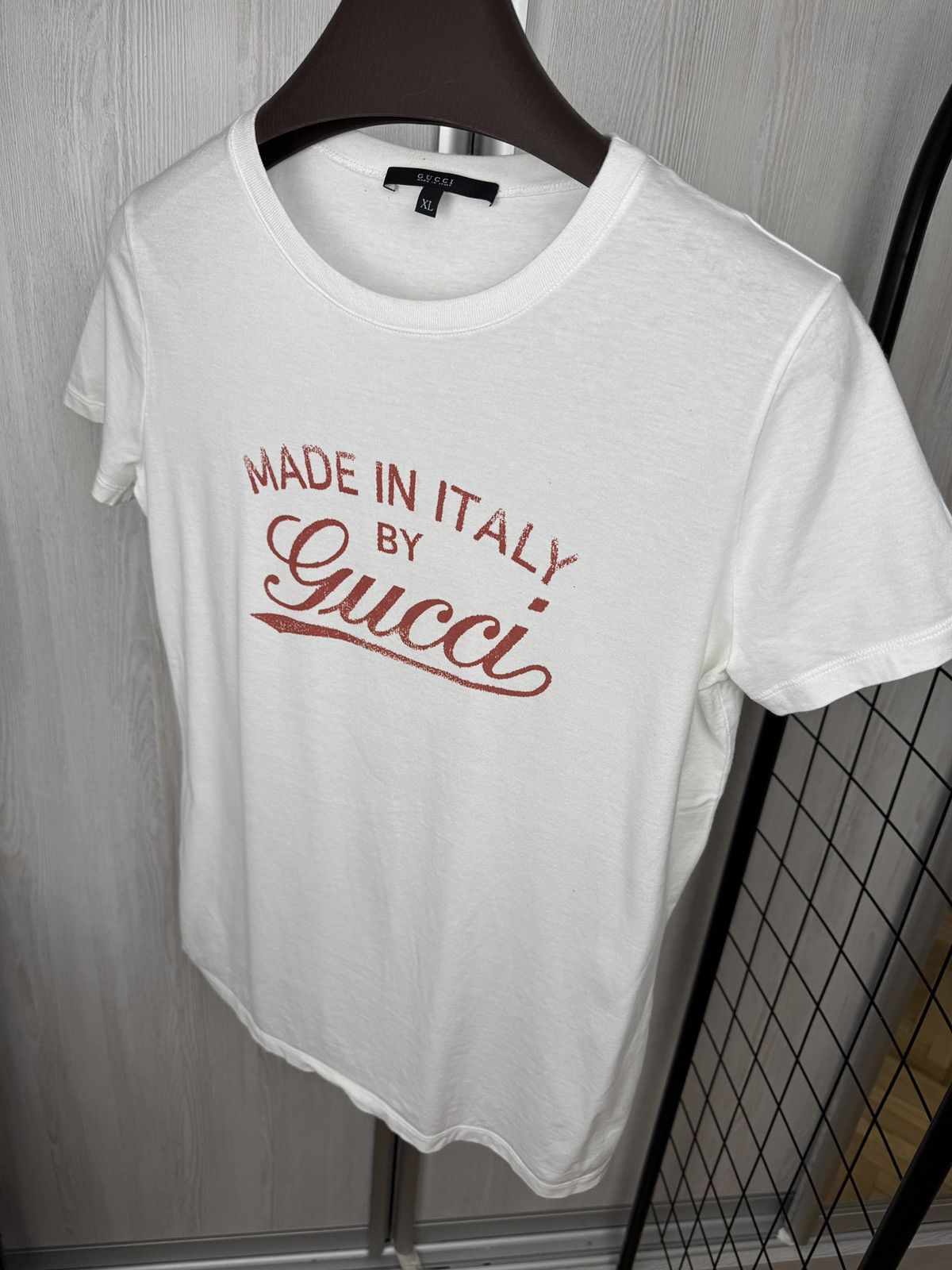 Gucci Gucci made in Italy big logo white womens tee shirt XL Size XL / US 12-14 / IT 48-50 - 5 Thumbnail