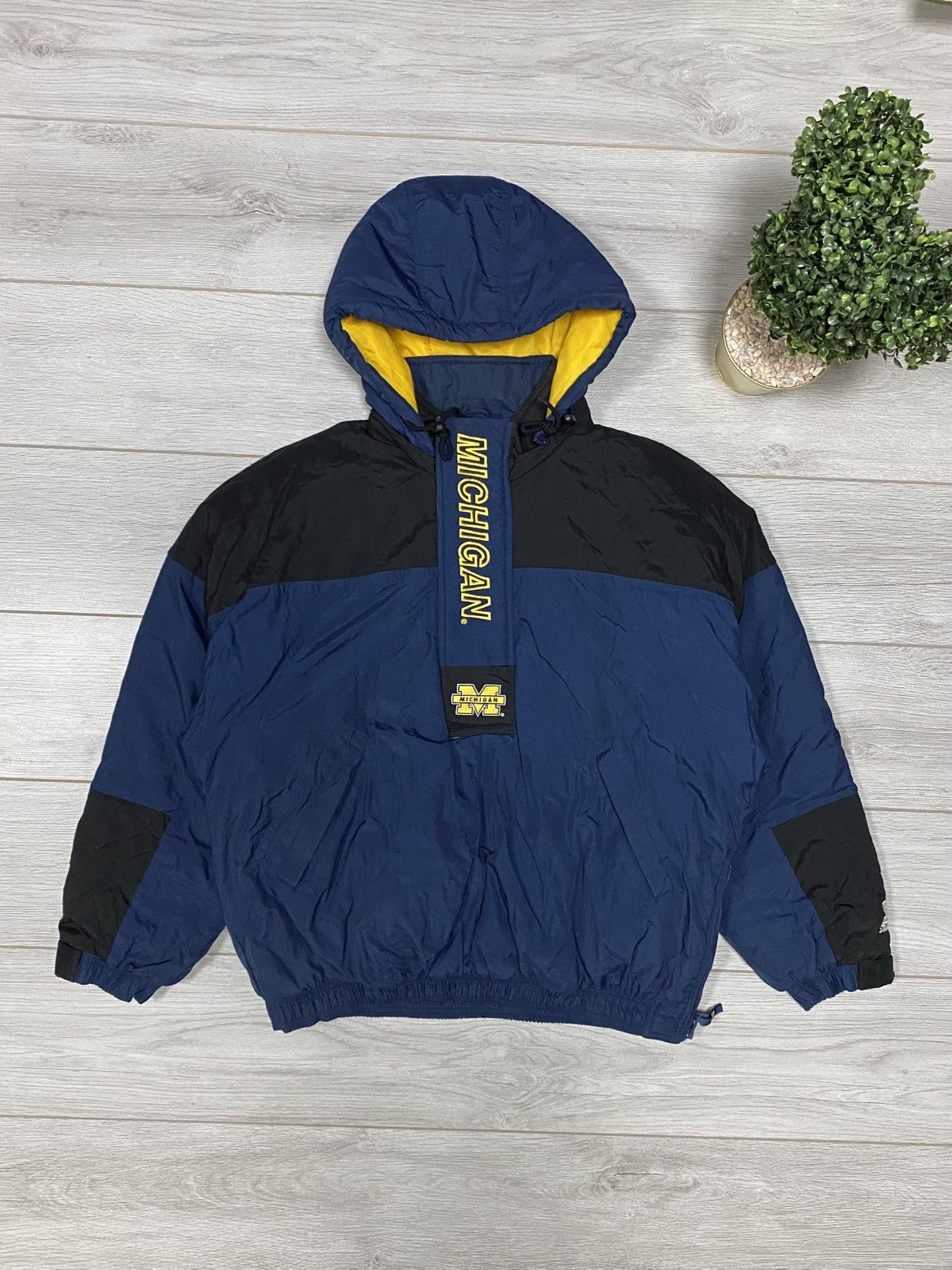Starter Vintage Starter University of Michigan Jacket Size US L / EU 52-54 / 3 - 2 Thumbnail
