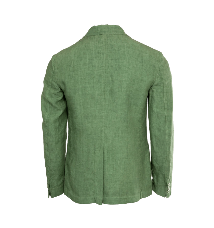120% Lino o1h1sh11224 Jacket in Medium Green Size US XL / EU 56 / 4 - 2 Thumbnail