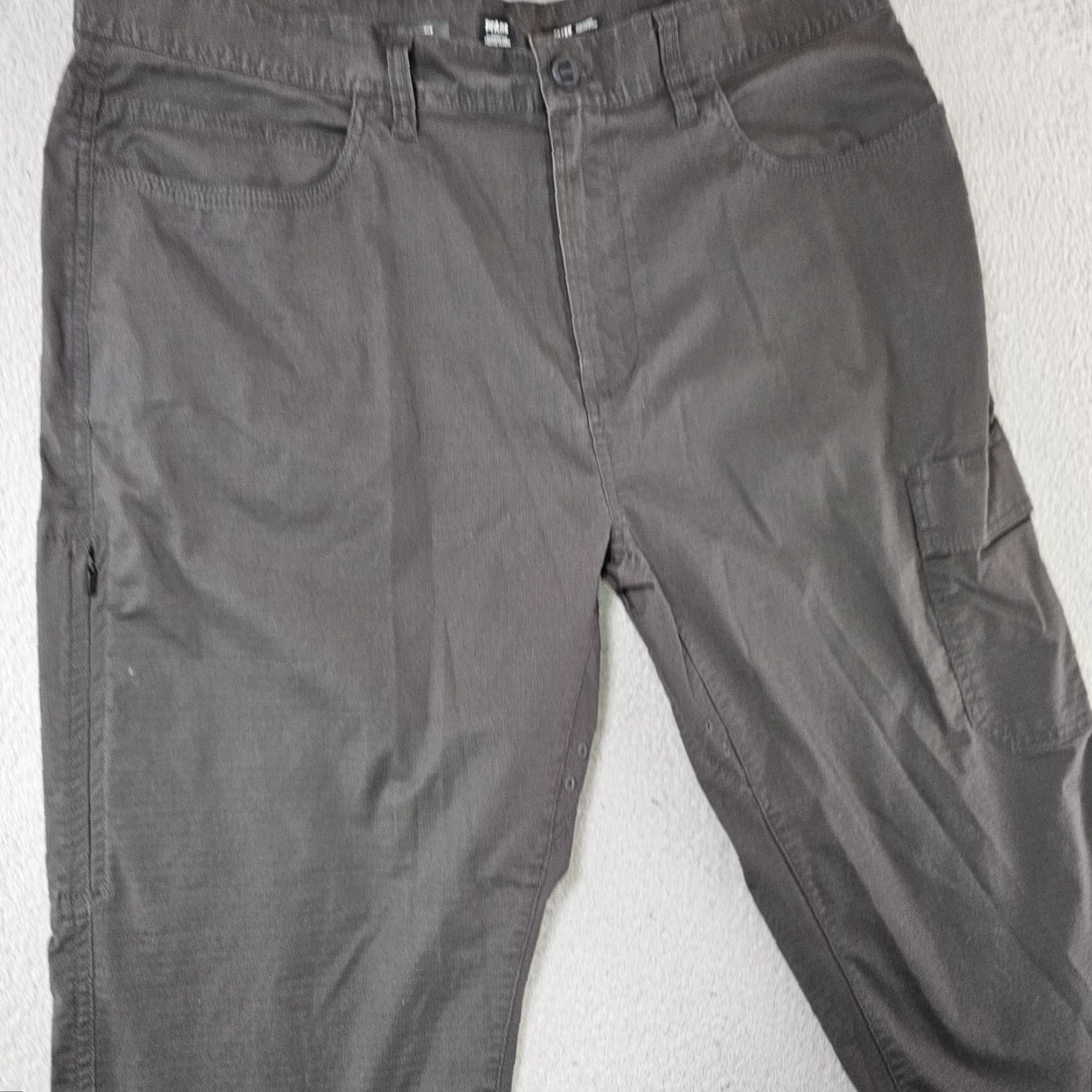 Prana Prana Pants Mens 38x26 Cargo Hiking Outdoor Stretch Organic Cotton Gray Regular Waist 38 Inseam 26 Pockets Logo Vintage No Men Pants Size US 38 / EU 54 - 2 Thumbnail