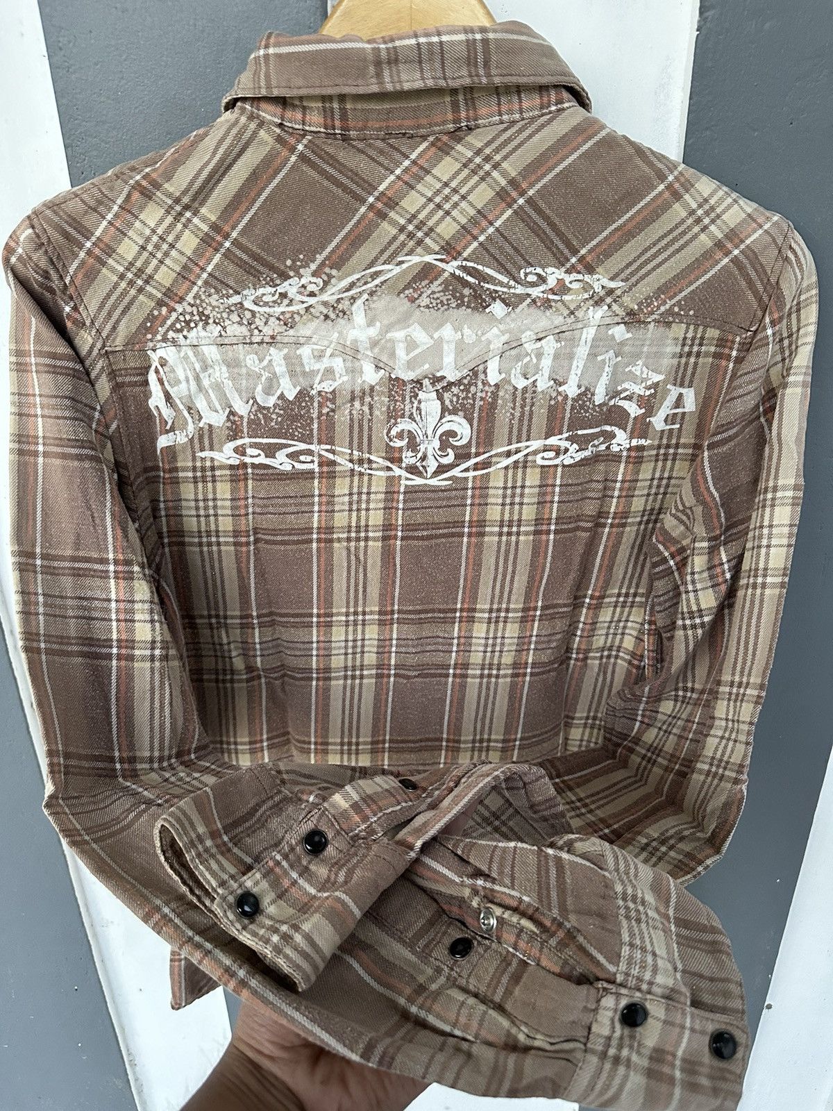 Hysteric Glamour JAPANESE POEM MASTERIALIZE CROSS SHIRT IFSIX PUNK STYLE Size US M / EU 48-50 / 2 - 3 Thumbnail