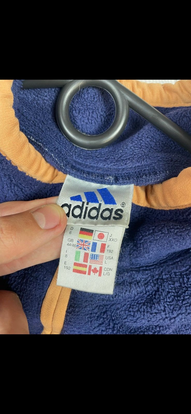 Adidas Vintage adidas Tottenham spurs fleece hoodie size L rare Size US L / EU 52-54 / 3 - 4 Thumbnail