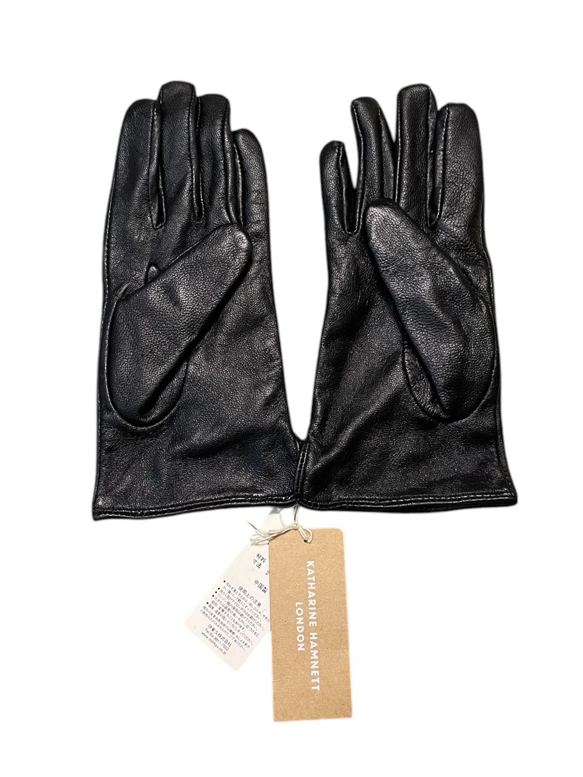 Katharine Hamnett London Katharine Hamnett London Sheep Skin Leather Glove Size ONE SIZE - 2 Thumbnail