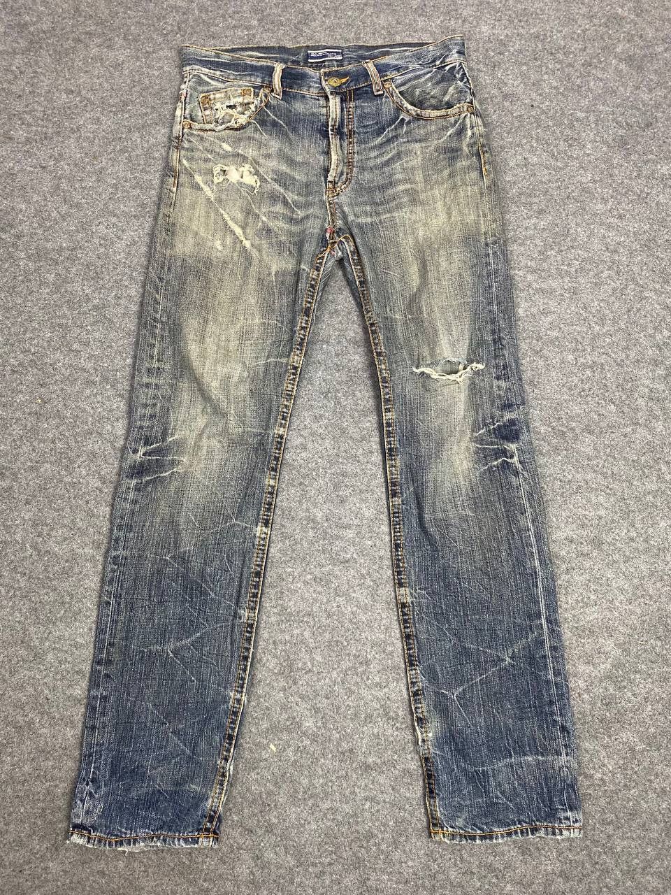 Japanese Brand vintage villand japanese brands distressed denim nice design Size US 34 / EU 50 - 9 Thumbnail